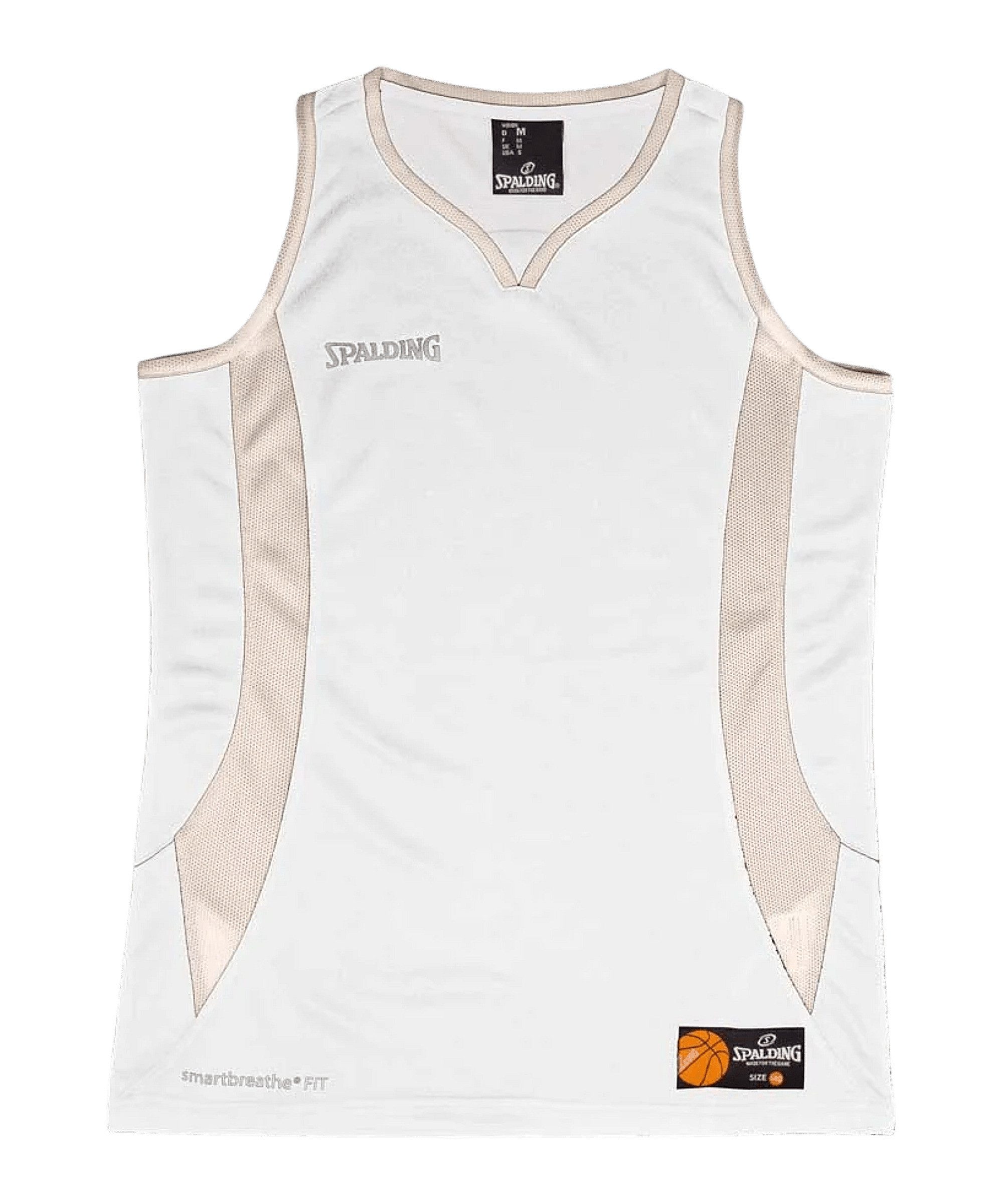 T-Shirt Spalding Tanktop Damen Weiß Ärmellose Trikots