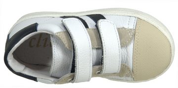 Clic Clic Sneakers Halbschuh Schuhe Jungen Leder Weiß 9891 Schnürschuh