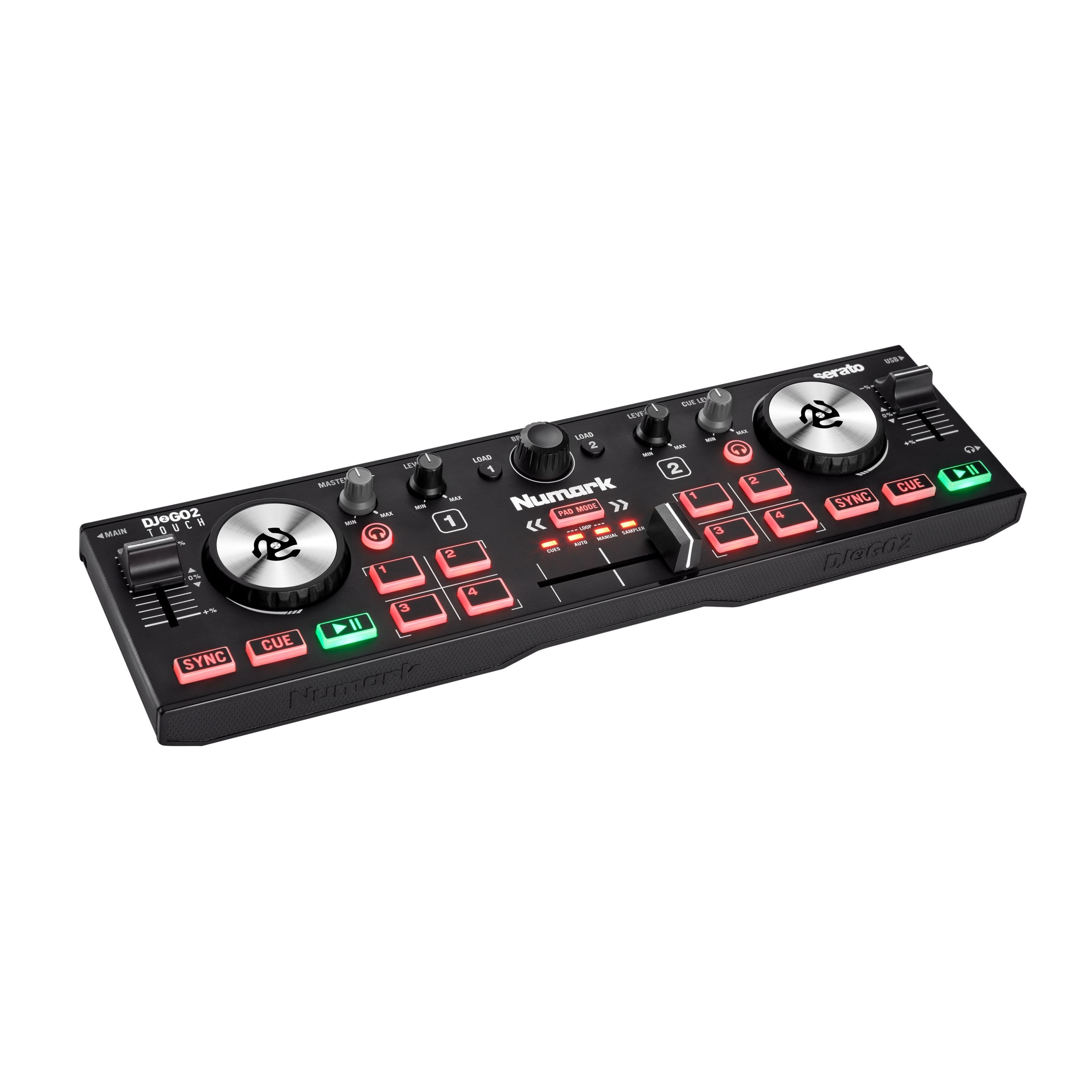 Numark DJ Controller, (DJ2GO2 Touch), DJ2GO2 Touch - DJ Controller