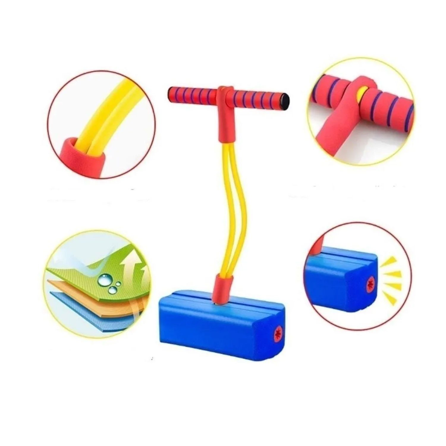 Jungengel Gymnastikband Springspielzeug Hüpfspielzeug Kind Trainingsspiel Kleinkind Förderung, Bis max. 50kg & 9 Jahren empfohlen, Elastisch und TOP für Kinder