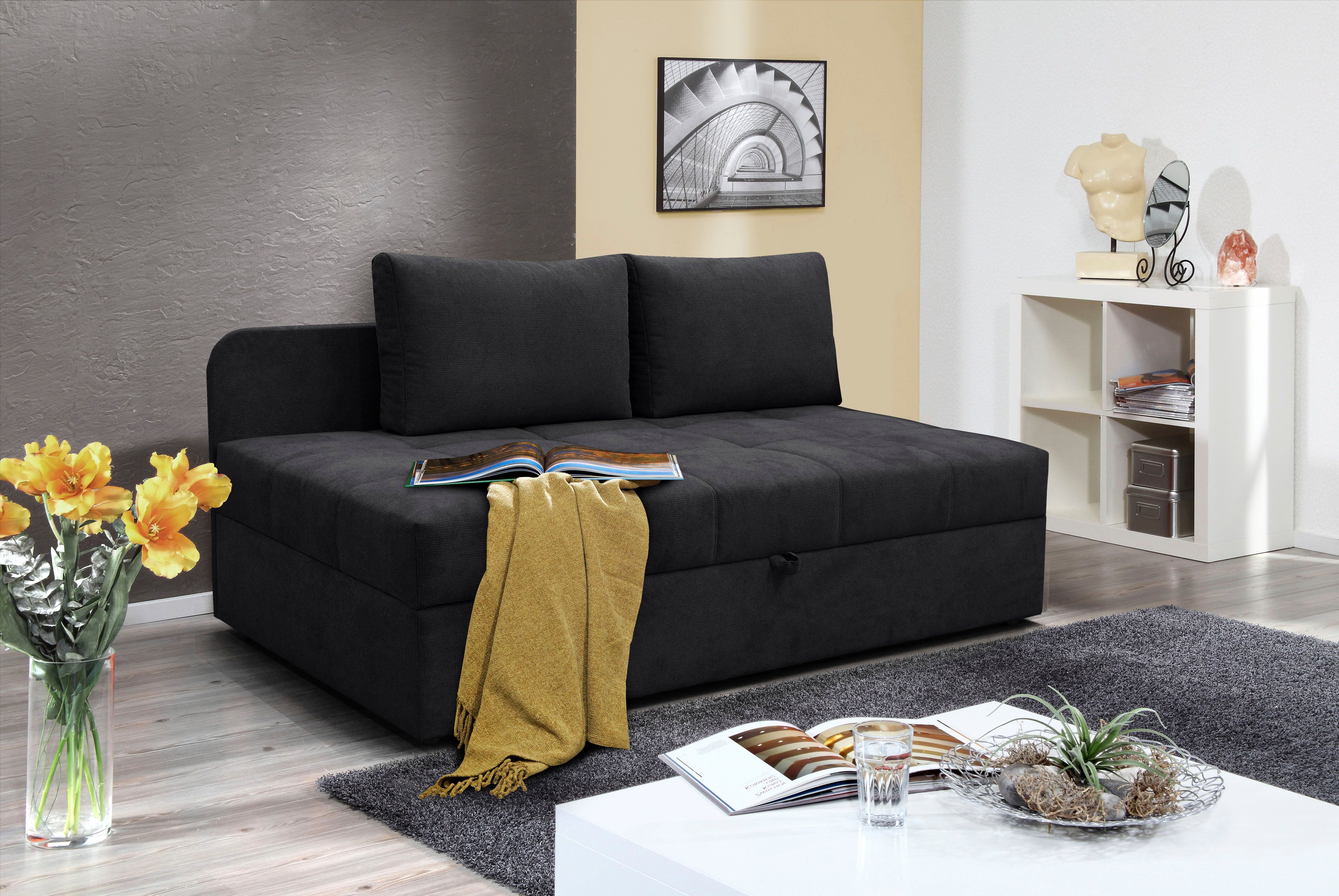 alina Schlafsofa Marla, inkl. Stauraum und 2 Rückenkissen