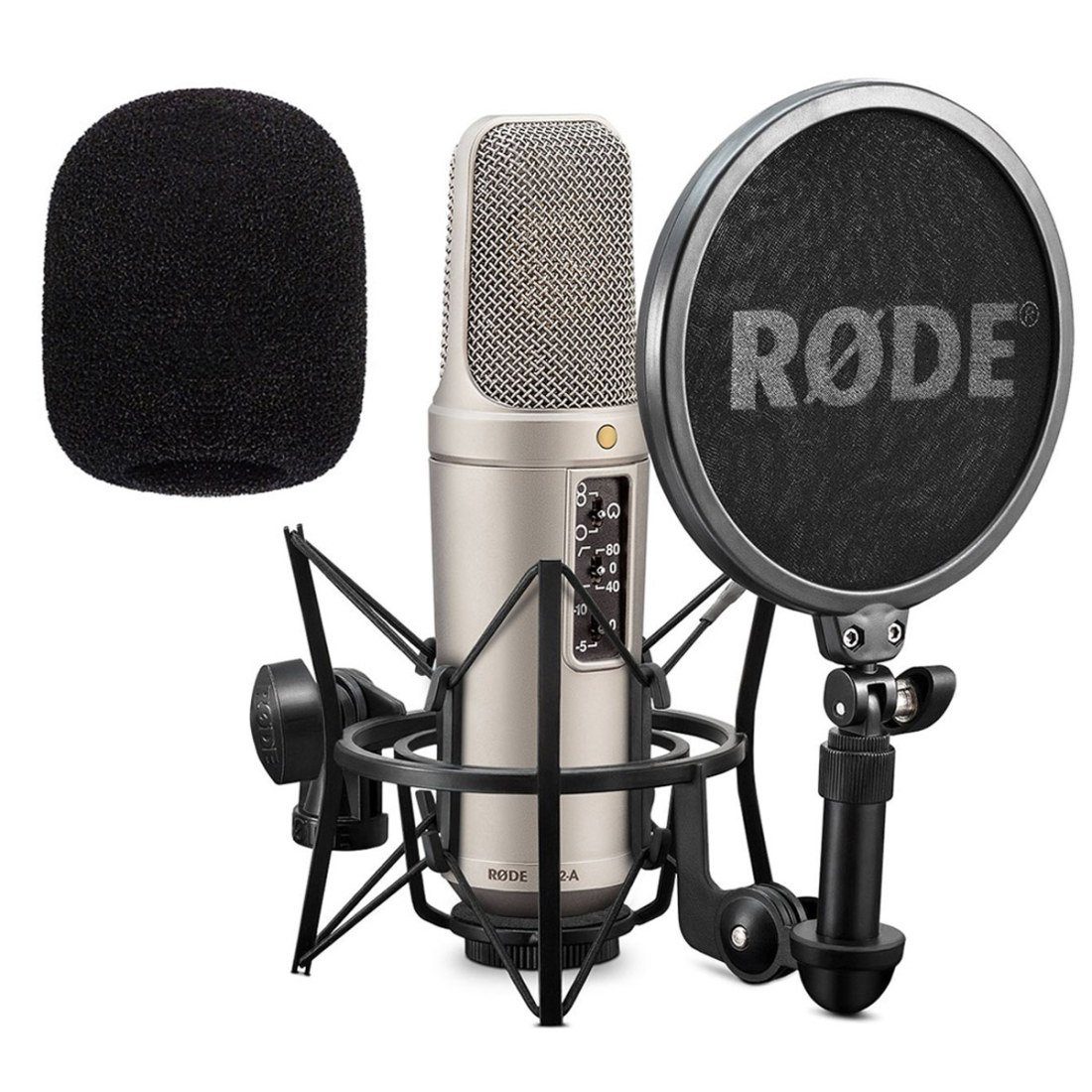 RØDE Mikrofon NT2-A Set mit keepdrum Windschutz