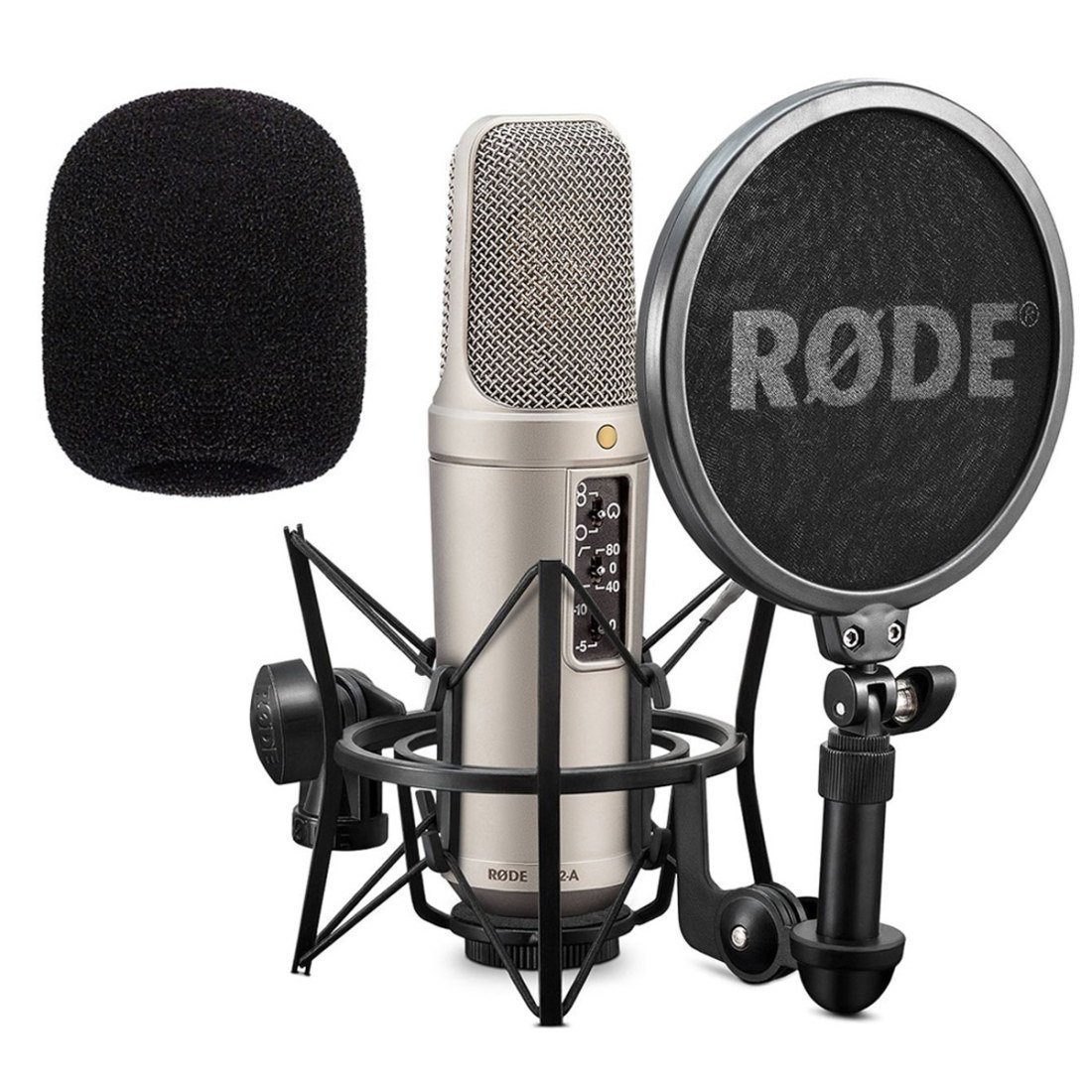 Mikrofon Rode NT2-A Set Mikrofon mit keepdrum Windschutz