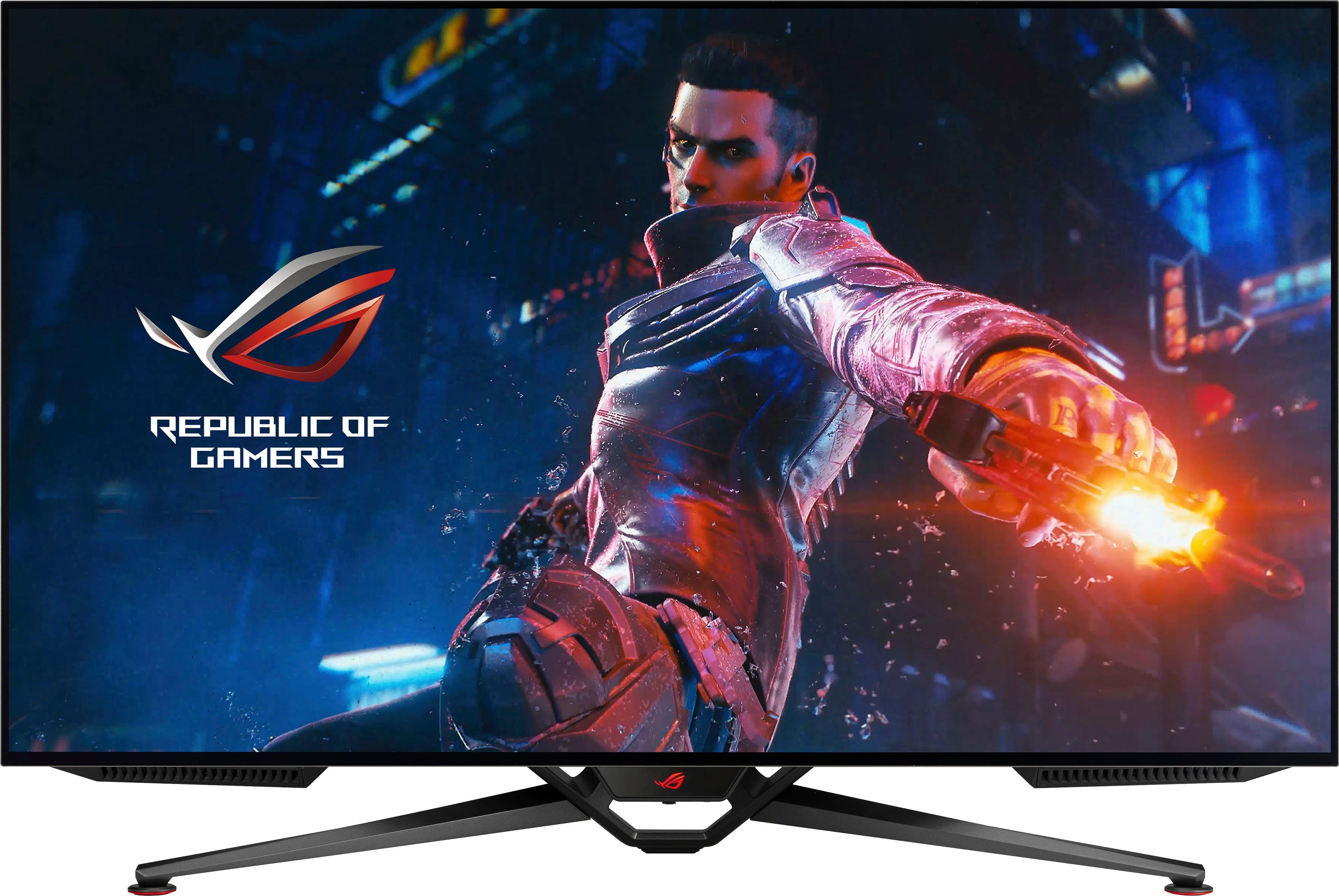 Asus PG42UQ Gaming-Monitor (106 cm/42 ", 3840 x 2160 px, 4K Ultra HD, 0,1 ms Reaktionszeit, 60 Hz, OLED)