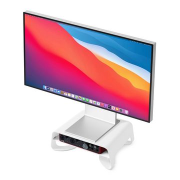 Twelve South Curve Riser, Weiß Laptop-Ständer, (iMac, PC Monitor)