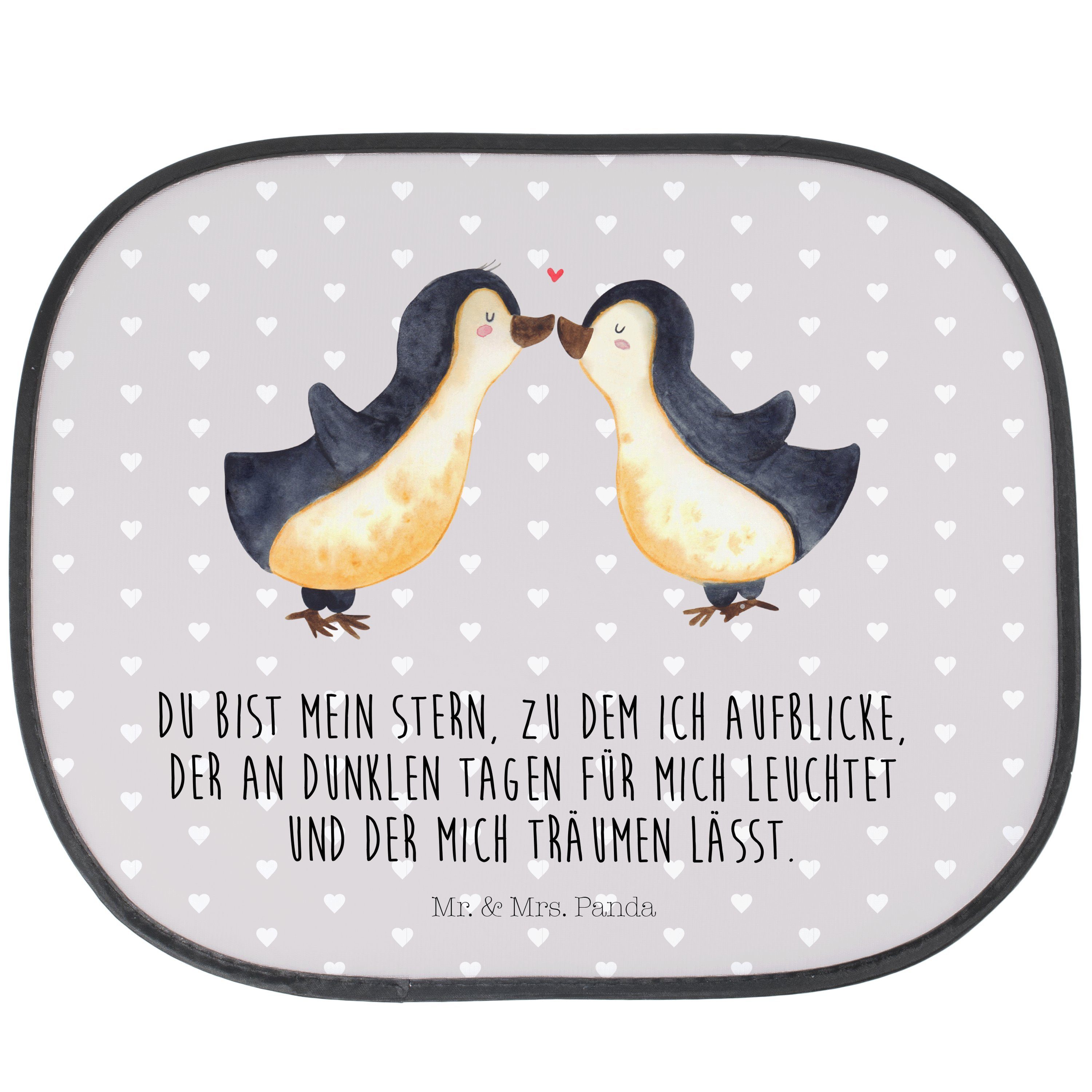 Sonnenschutz »Pinguin Liebe Grau Pastell Geschenk, verliebt