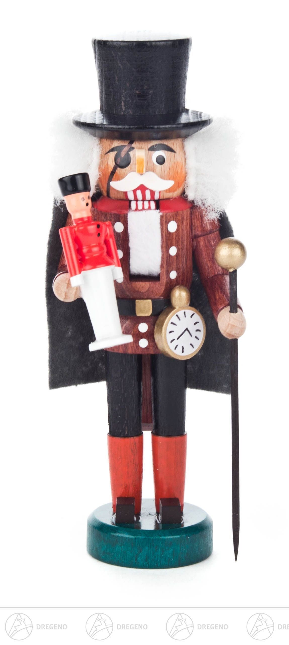 Dregeno Erzgebirge Nussknacker Nussknacker Drosselmeyer braun-schwarz Breite x Höhe x Tiefe 5 cmx13