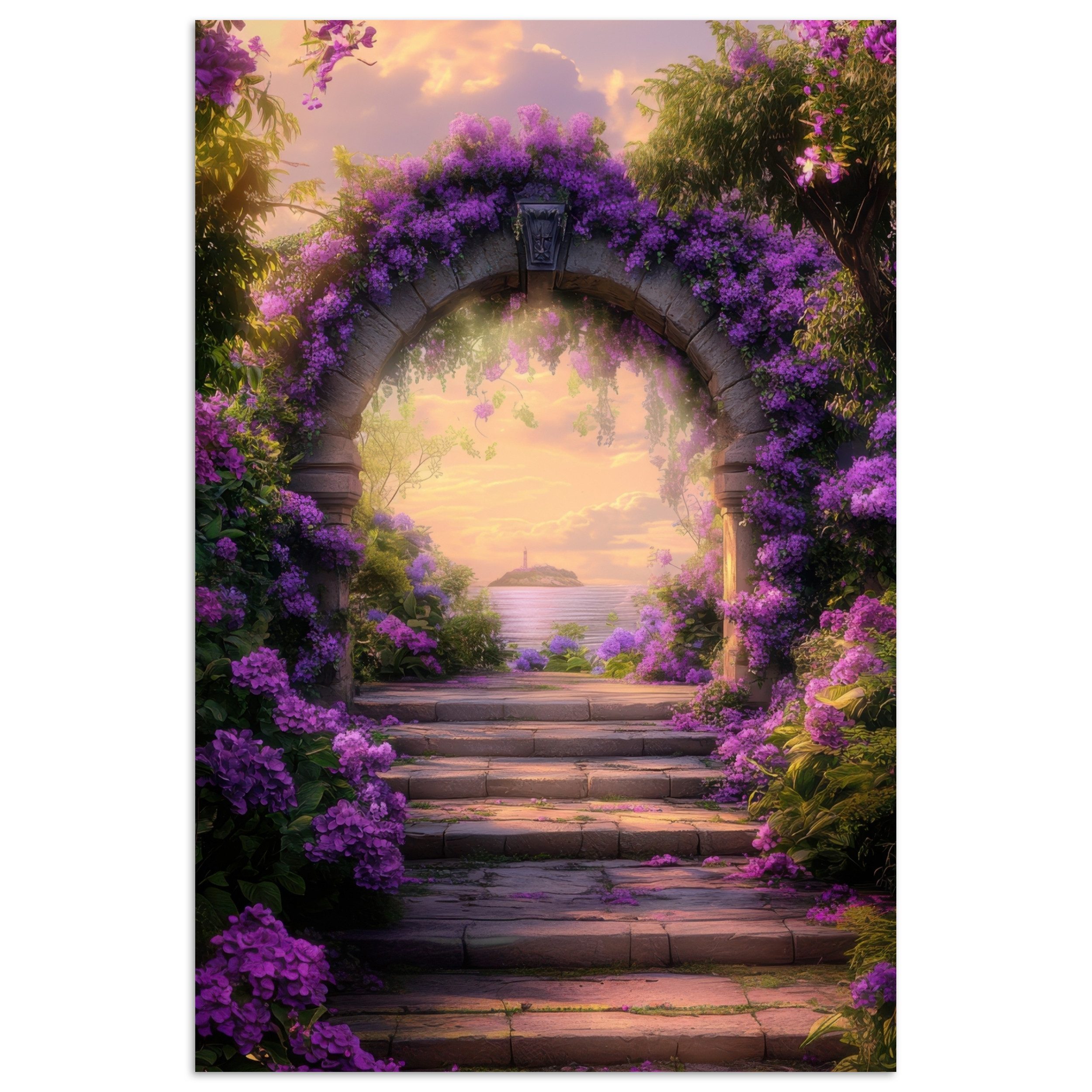 MuchoWow Poster Tor - Lila - günstig online kaufen