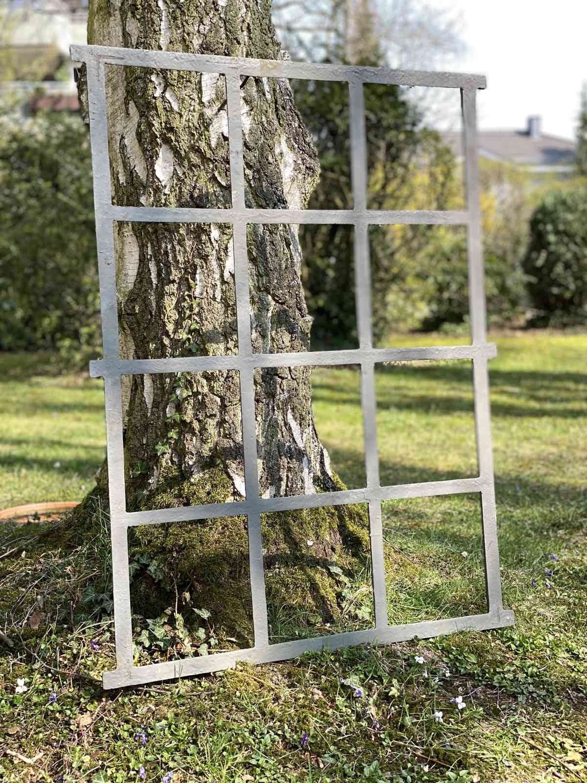 Scheunenfenster Fenster Eisen Eisenfenster Antik-Sti Fenster Aubaho Grau Stallfenster