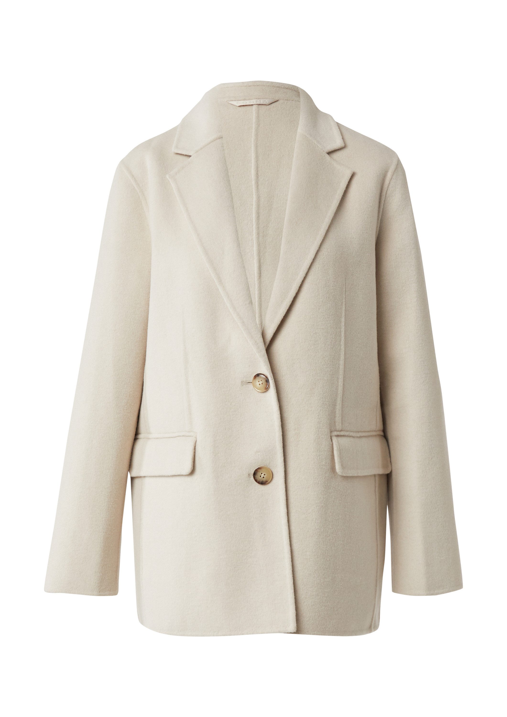 comma Funktionsjacke Outdoor-Jacke Lockerer Doubleface-Blazer