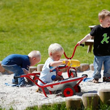 Winther Tretfahrzeug Mini Viking Schubkarre, Ideal für Kitas, Krippe und Kindergarten