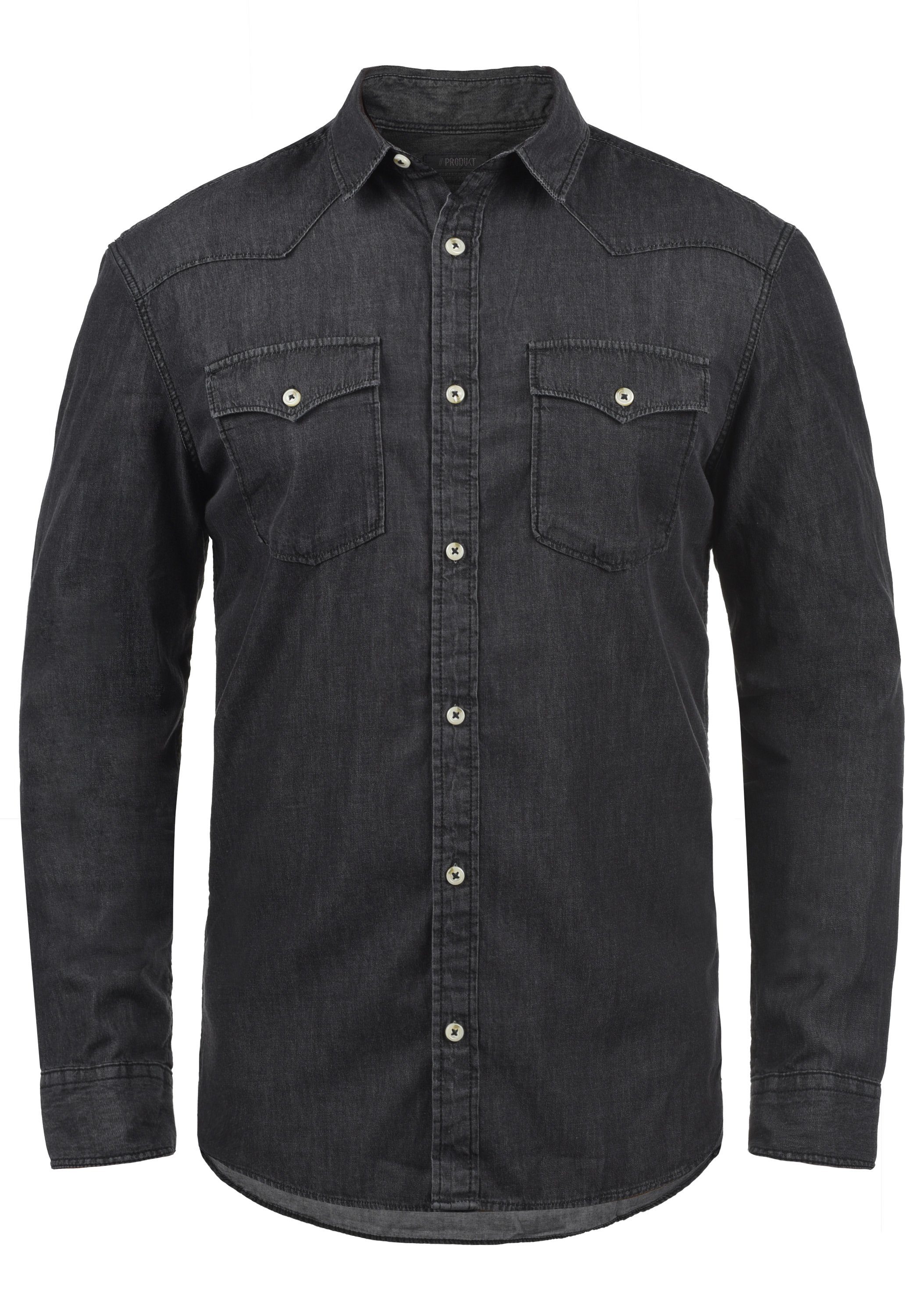 PRODUKT Jeanshemd Paulus Hemd mit zwei Brusttaschen
