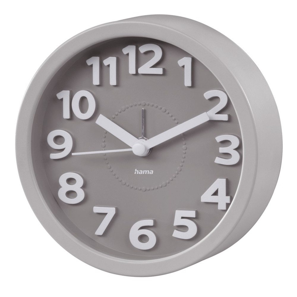 Wecker Hama Retro Wecker grau - analoge Uhr mit Alarm