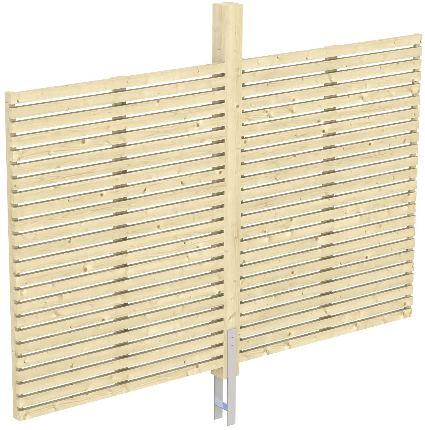 Skanholz Carport-Rückwand Rhombus, BxH:291x160 cm