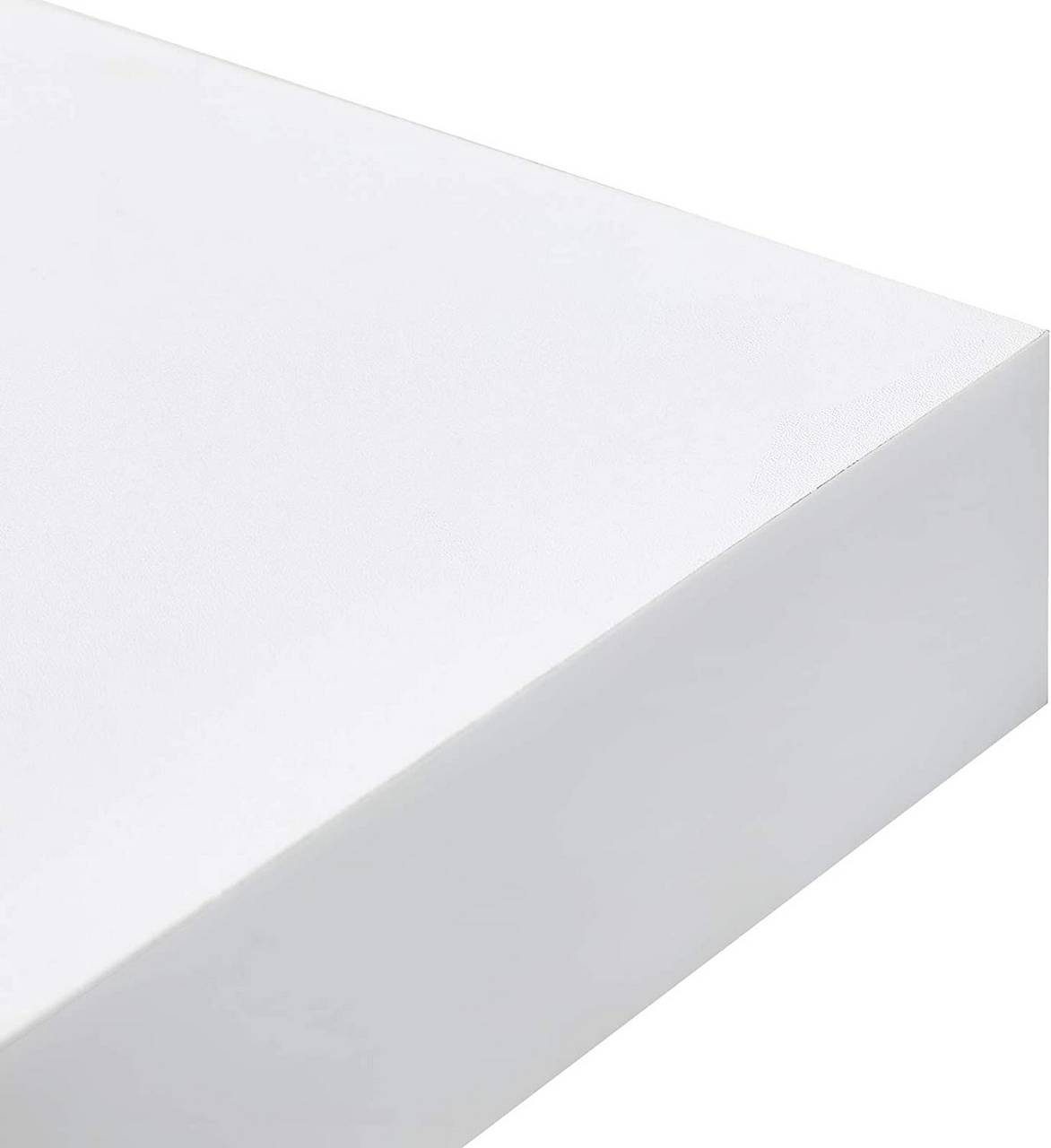 Schubladen weiß mit Woltu aus 1-tlg., Wandregal, MDF-Platte,