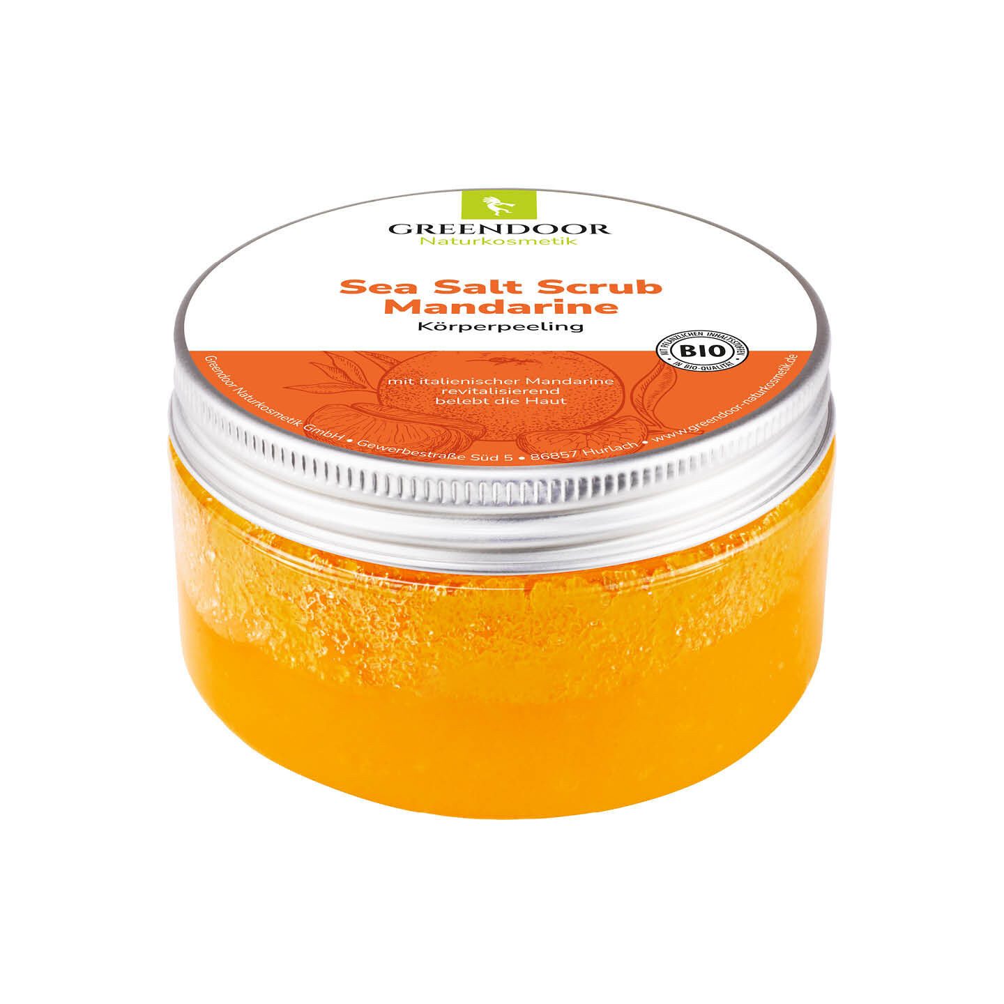 GREENDOOR Körperpeeling Sea Salt Scrub Mandarine