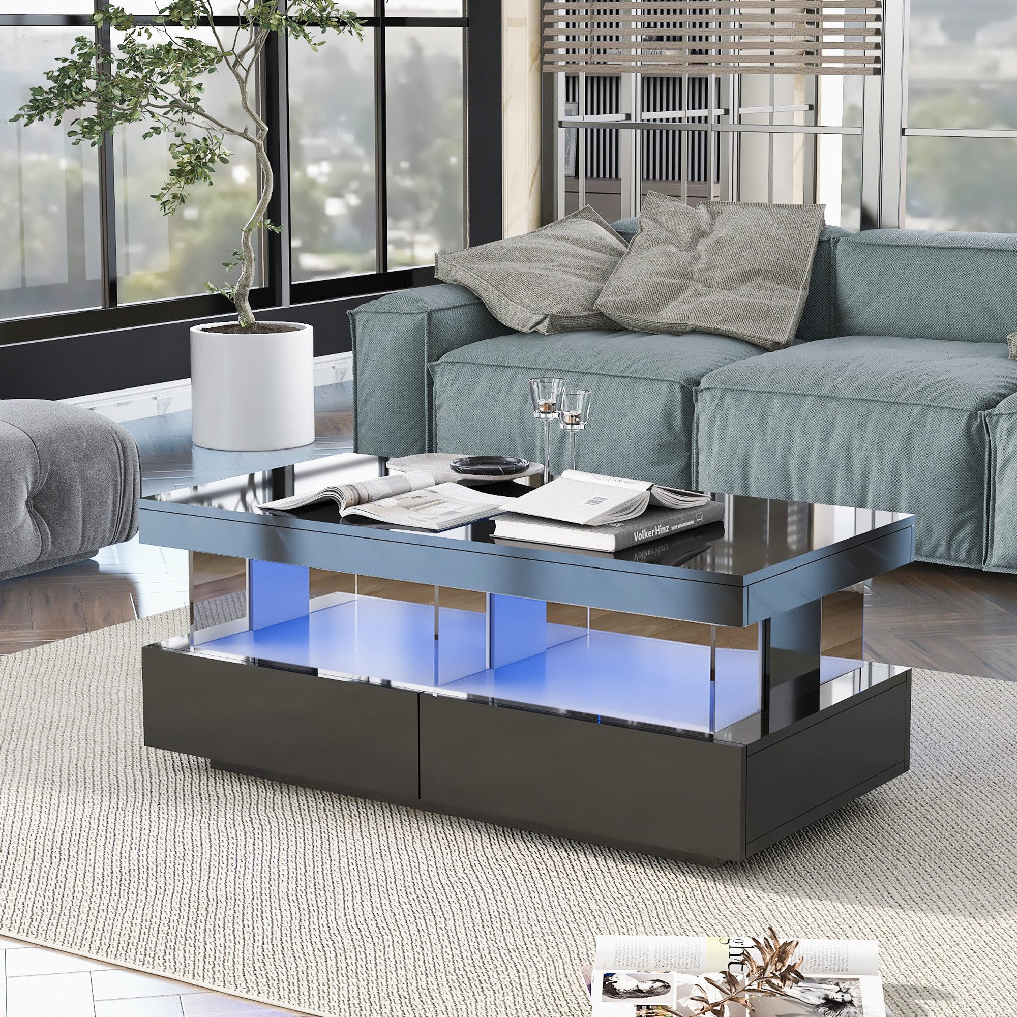 MODFU Couchtisch Sofatisch Teetisch Beistelltisch Tisch günstig online kaufen