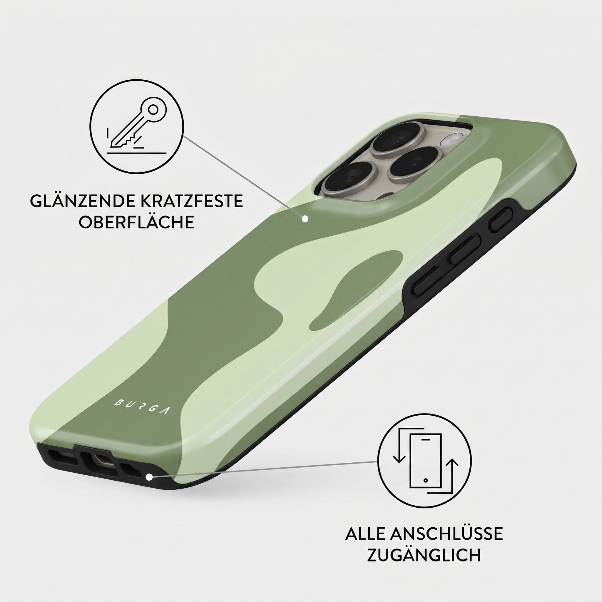 BURGA Backcover Burga Tough Back Cover MagSafe Apple iPhone 16 Pro - No Rush