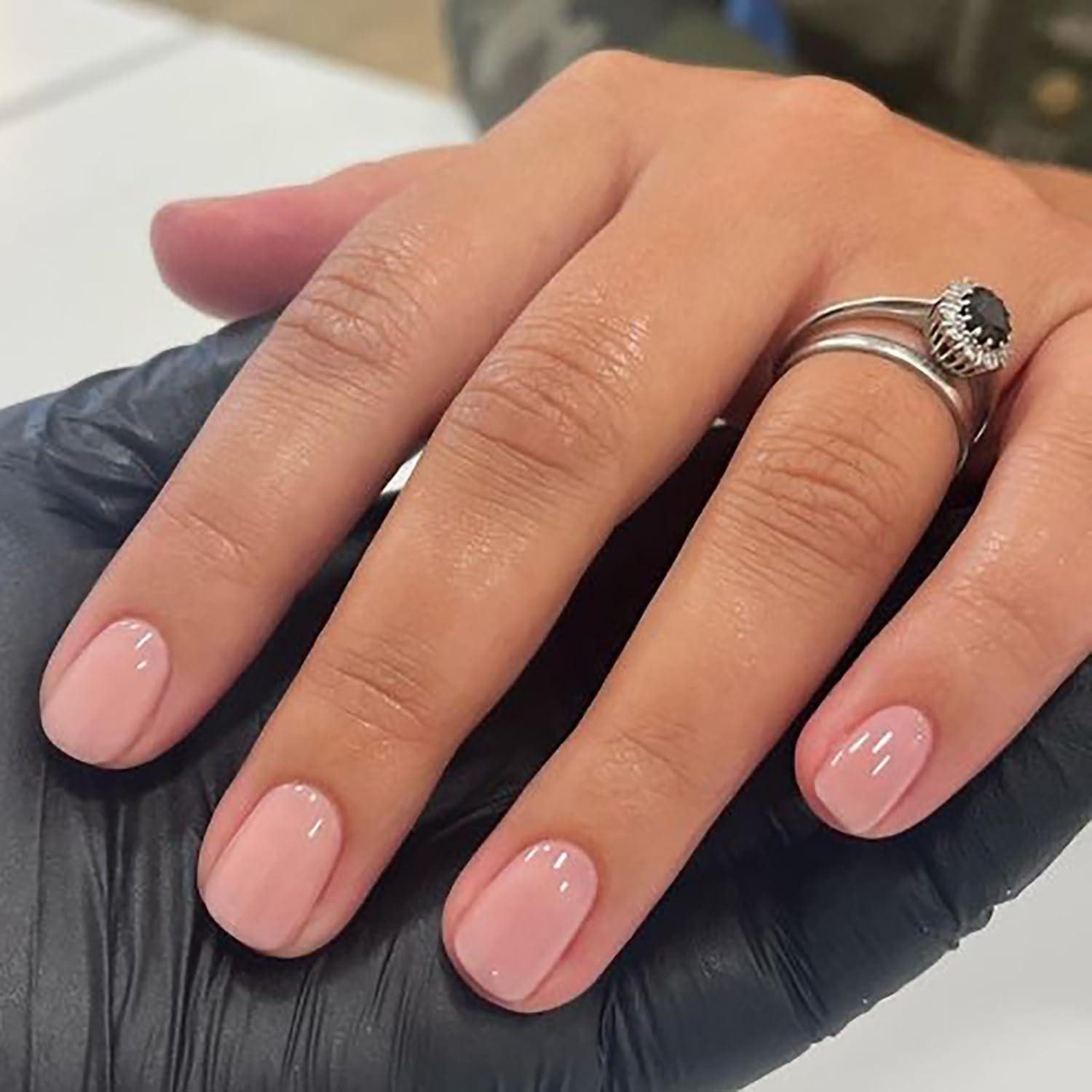 LuxusKollektion Kunstfingernägel 24er Pack Pink Nägel Aufkleben Kurz Eckig Press on Nails Glossy