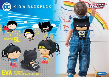Ridaz Kids Travel Case Kinderrucksack Justice League EVA Batman 3D Rucksack, 5 Liter Fassungsvermögen & verstellbare Schultergurte