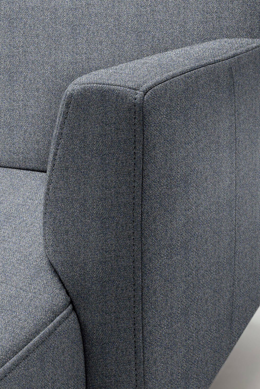 schwereloser Optik, cm sofa in Breite 317 minimalistischer, Ecksofa hülsta hs.446,