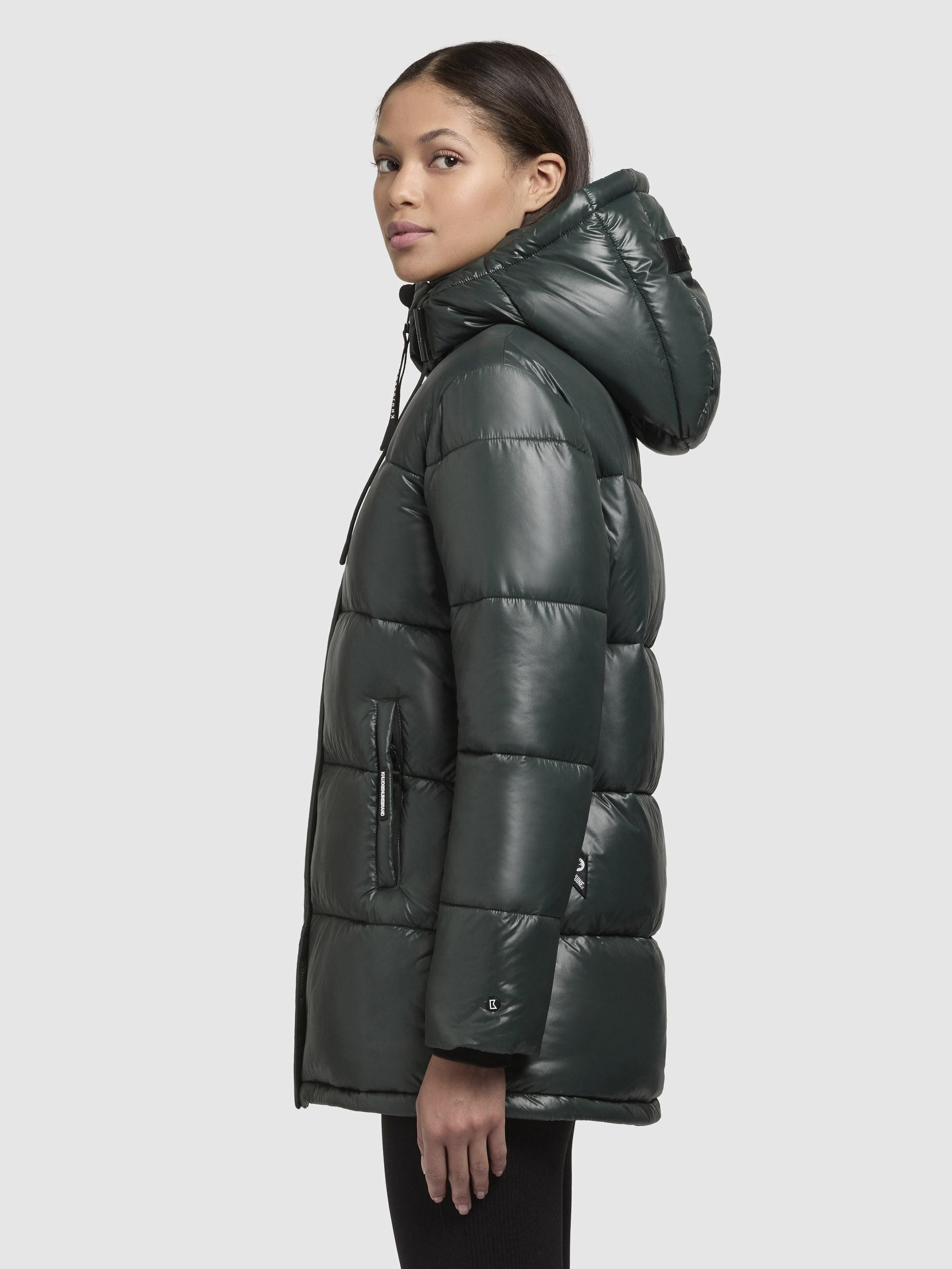 khujo Steppjacke Word3 Satin-YM Glänzender Damen günstig online kaufen