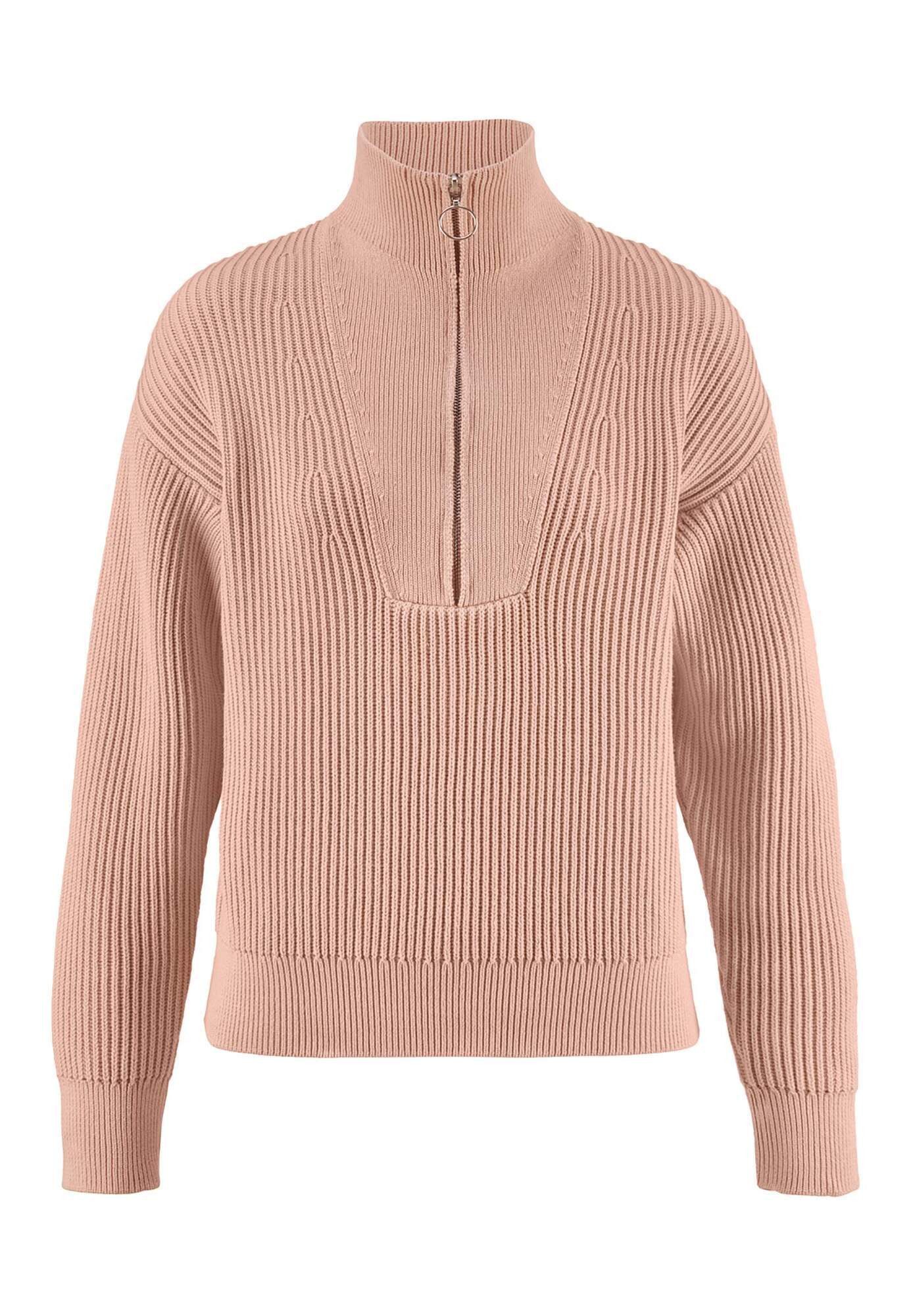 Hessnatur Strickpullover Relaxed aus reiner Bio-Baumwolle (1-tlg)