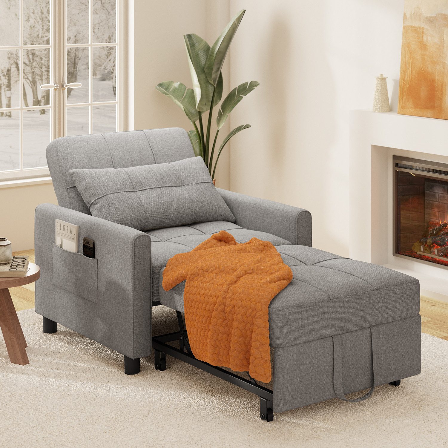 Bealife Relaxsessel 3 in 1 Klappsessel, Schlafsessel, Liegesessel, 175 cm günstig online kaufen