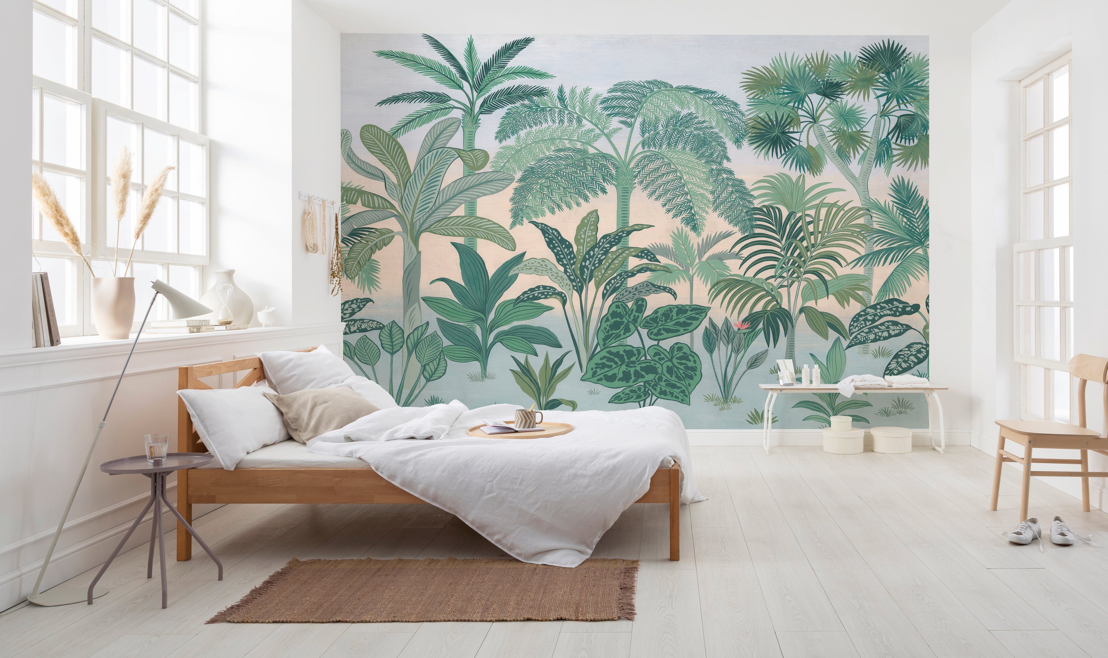 Komar Fototapete Jungara - Größe 368 x 254 cm, glatt, bedruckt, (1 St), Wohnzimmer, Schlafzimmer