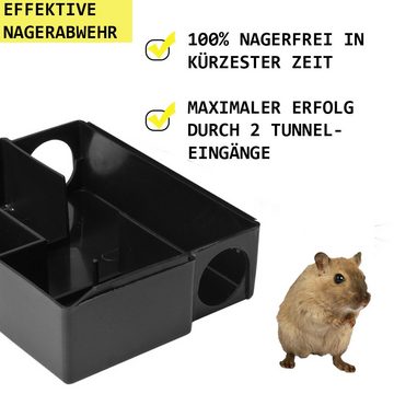 Petigi Köderbox 5-30x Mäuseköderbox Mäusefalle Köderbox Köderstation Mäusefalle Falle