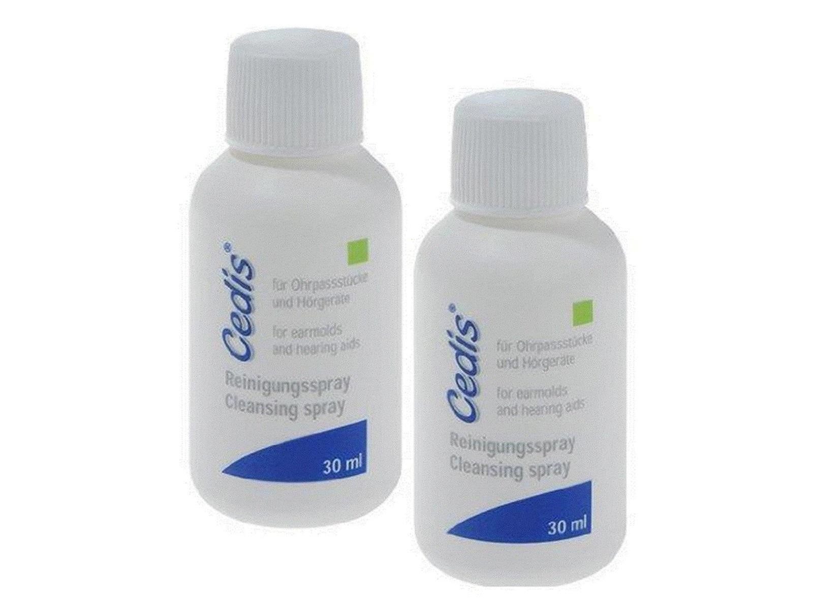 cedis 2 St. 30 ml Cedis Nachfüllflaschen (für alle Cedis-Sprays mit 30 ml) Oberflächen-Desinfektionsmittel