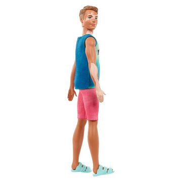 Mattel® Anziehpuppe Mattel HBV26 - Barbie Ken Puppe im „Malibu“-Tanktop