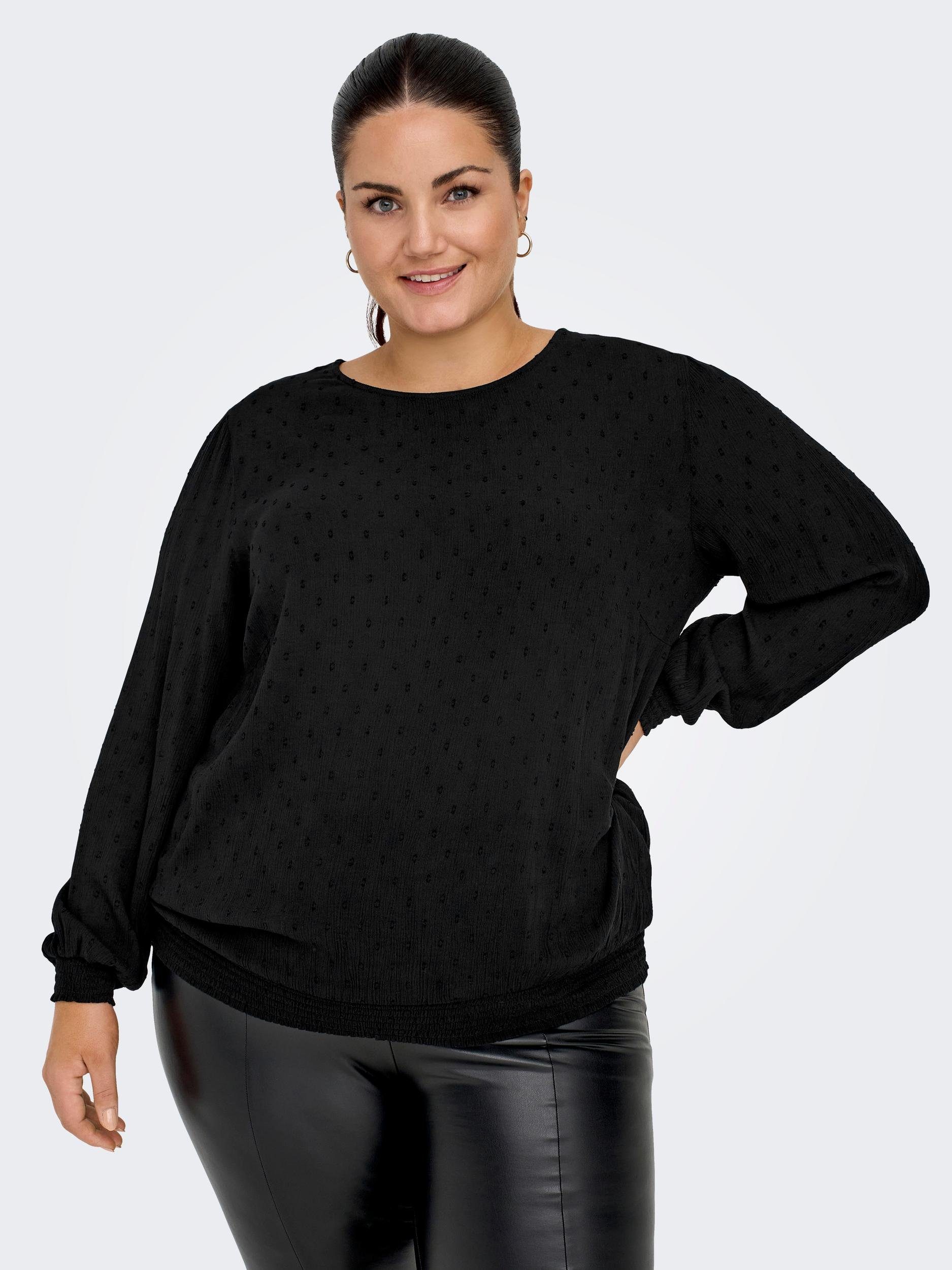 ONLY CARMAKOMA Langarmshirt CARADANA L/S SMOCK TOP WVN