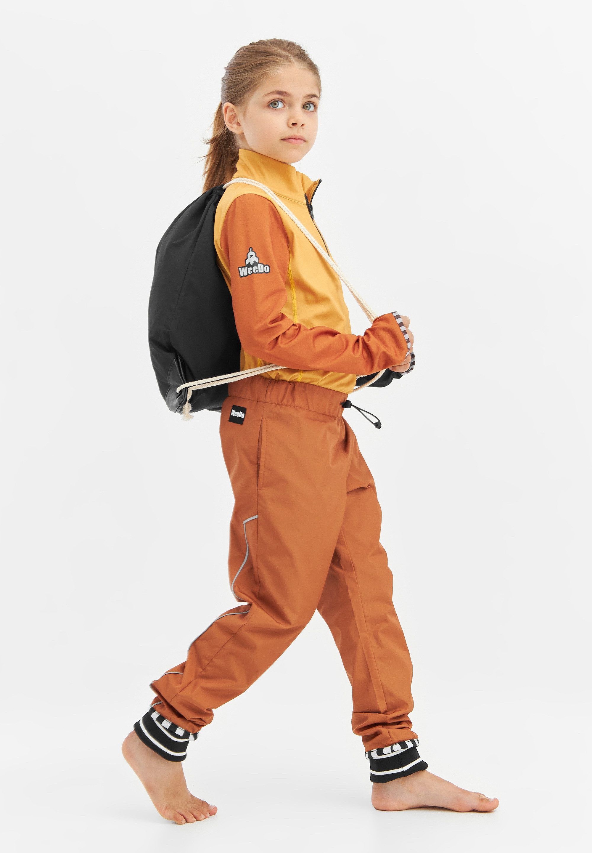 WeeDo Langarmshirt FOXDO Feuchtigkeitsregulierendes Funktionsshirt für Kinder