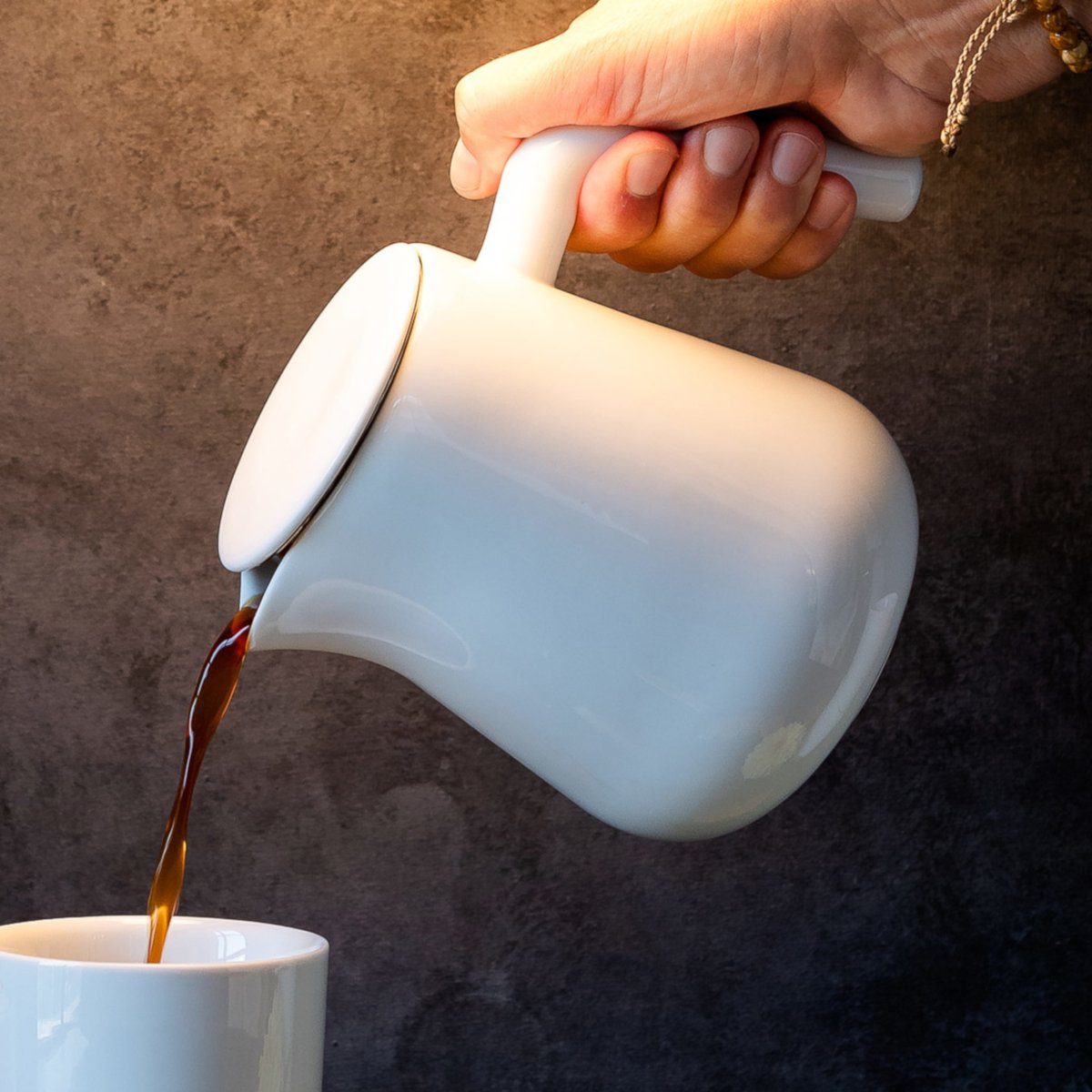Kaffeebrüher ARCA Porzellan X-TRACT Carl Henkel 0.8 l, l 0.80 Kaffeekanne weiß,