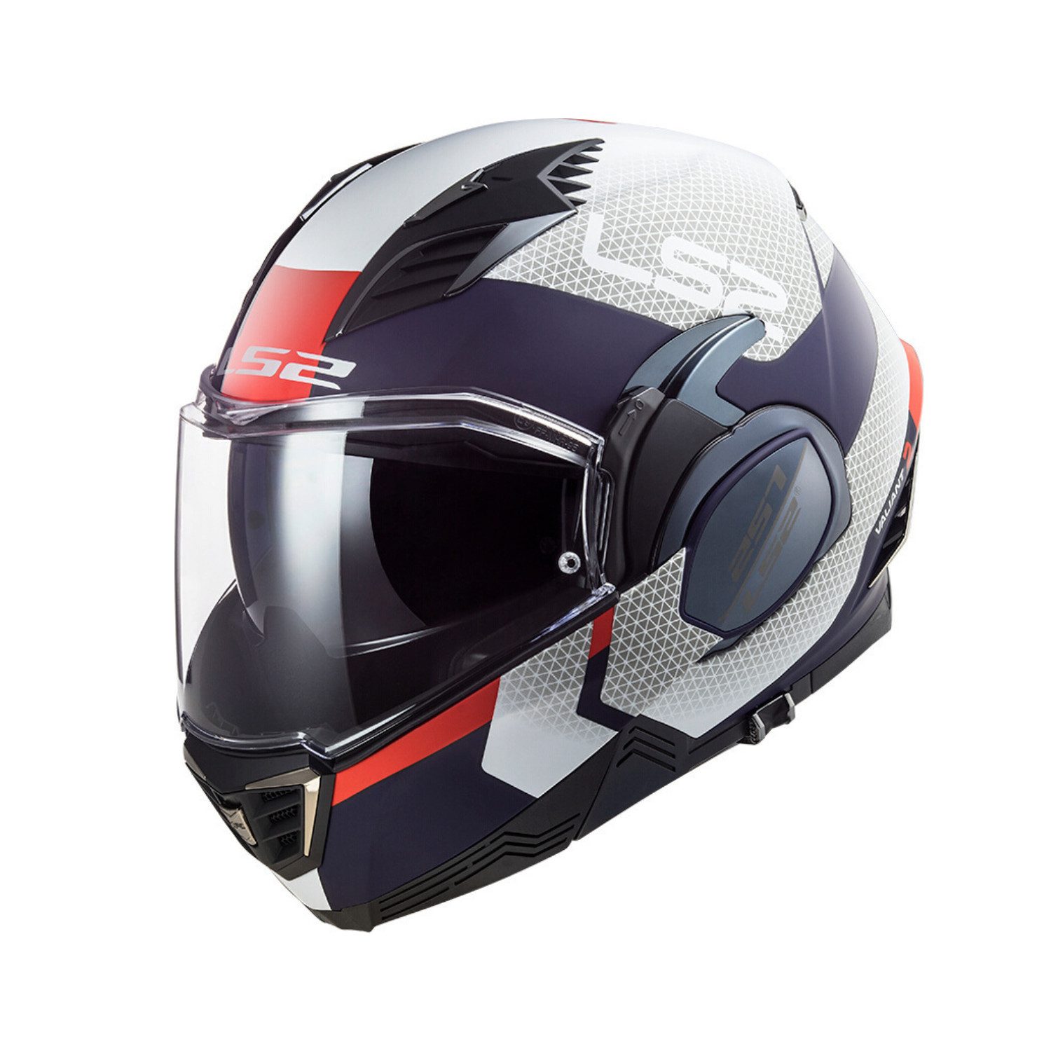 LS2 Motorradhelm FF900 Valiant II Citius Helm, integriertes Sonnenvisier