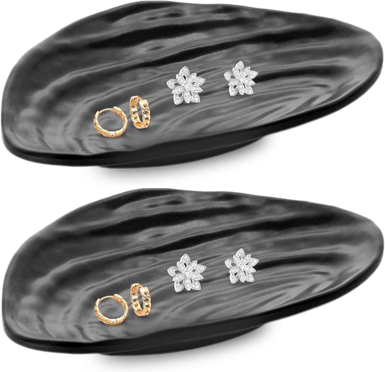 Holz Lichter Dekoschale Dekoschale 2er Set Resin, Organizer Schalen für Sch günstig online kaufen