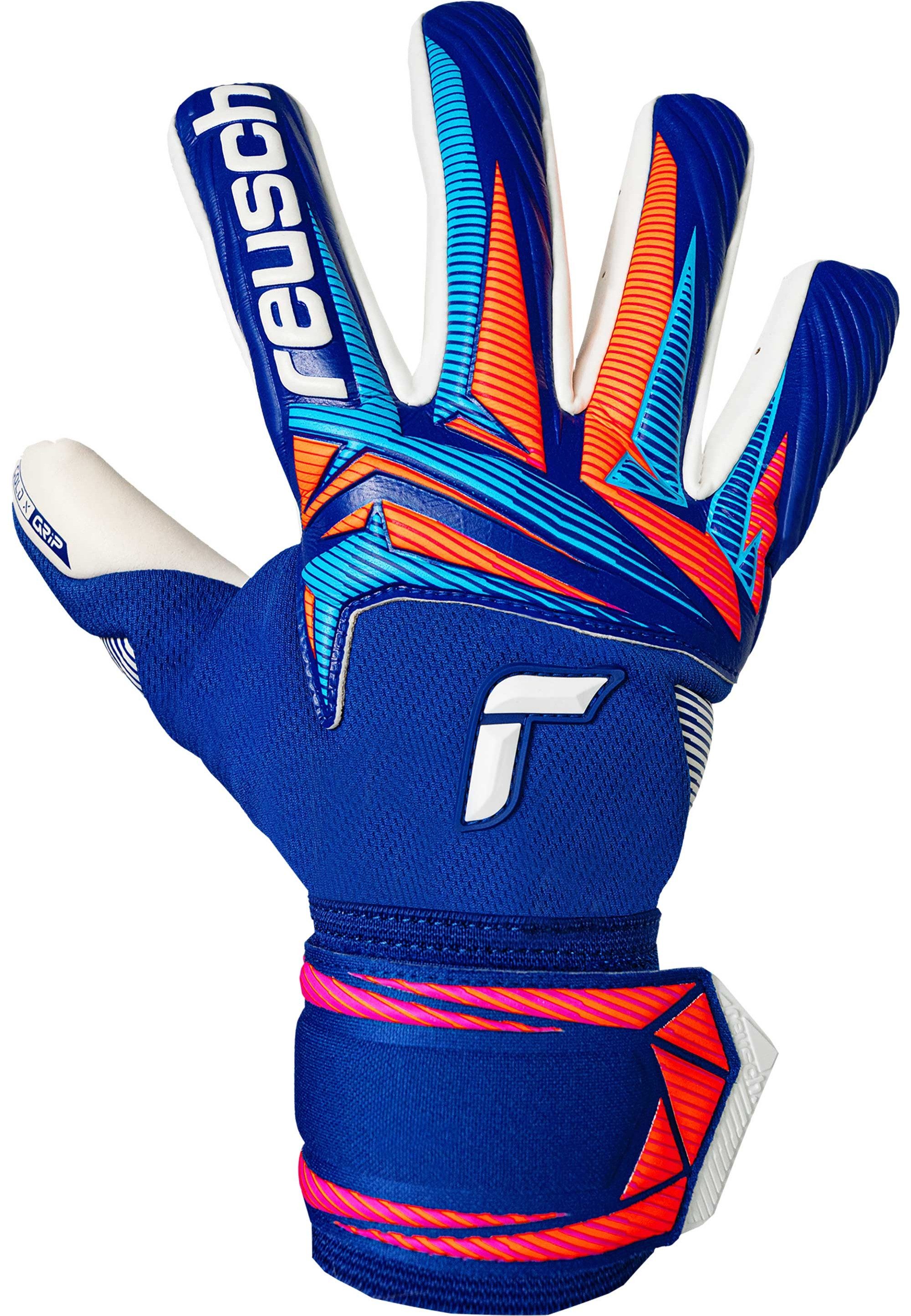 Reusch Torwarthandschuhe Attrakt Gold X NC mit atmungsaktiven Mesh-Einsätzen