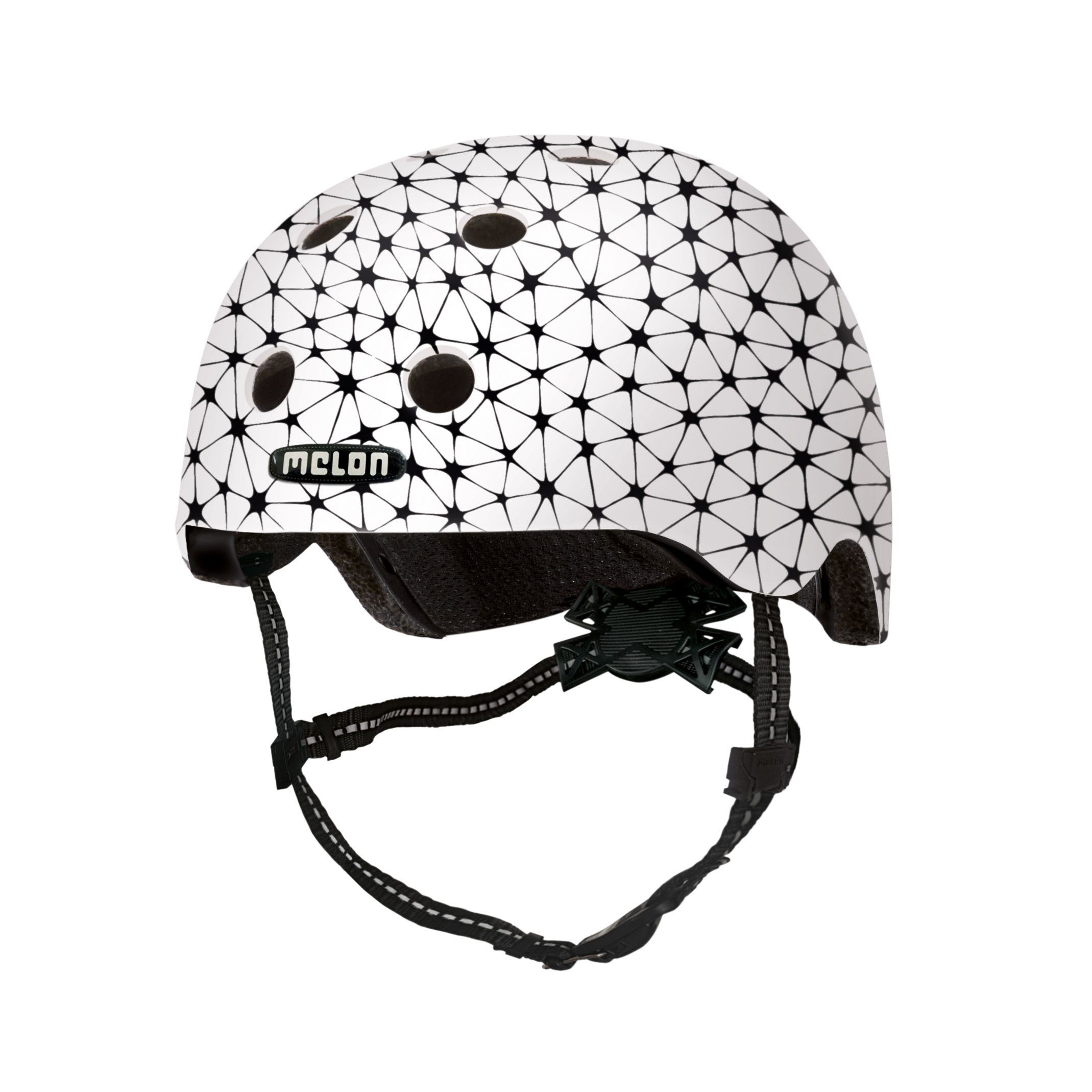 Melon Fahrradhelm Toddler Synapse White, super leicht, Magnetverschluss, größenverstellbar, mehr als 50 Designs