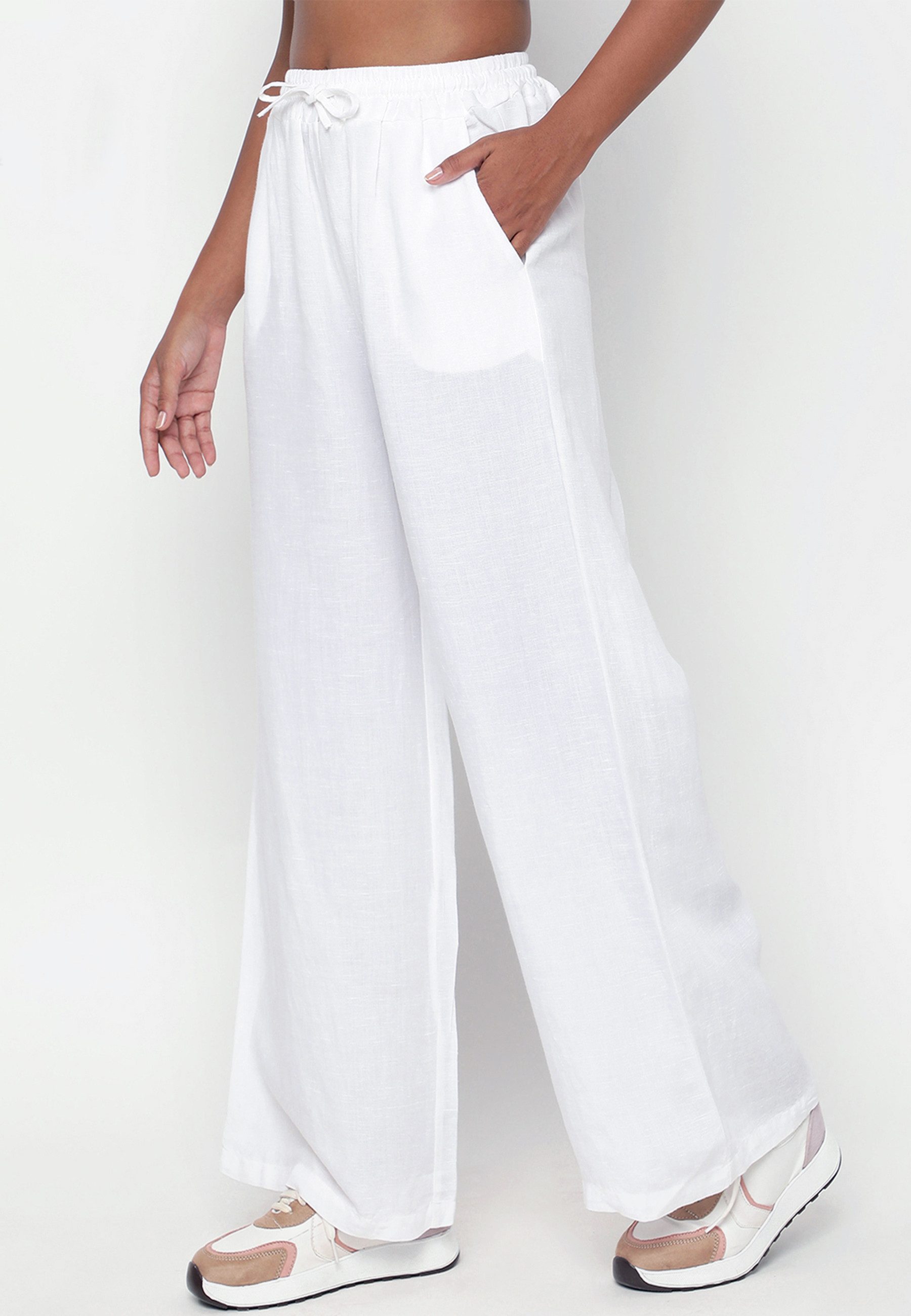 YC Fashion & Style Leinenhose YC-999 Leinen Hose Basic günstig online kaufen