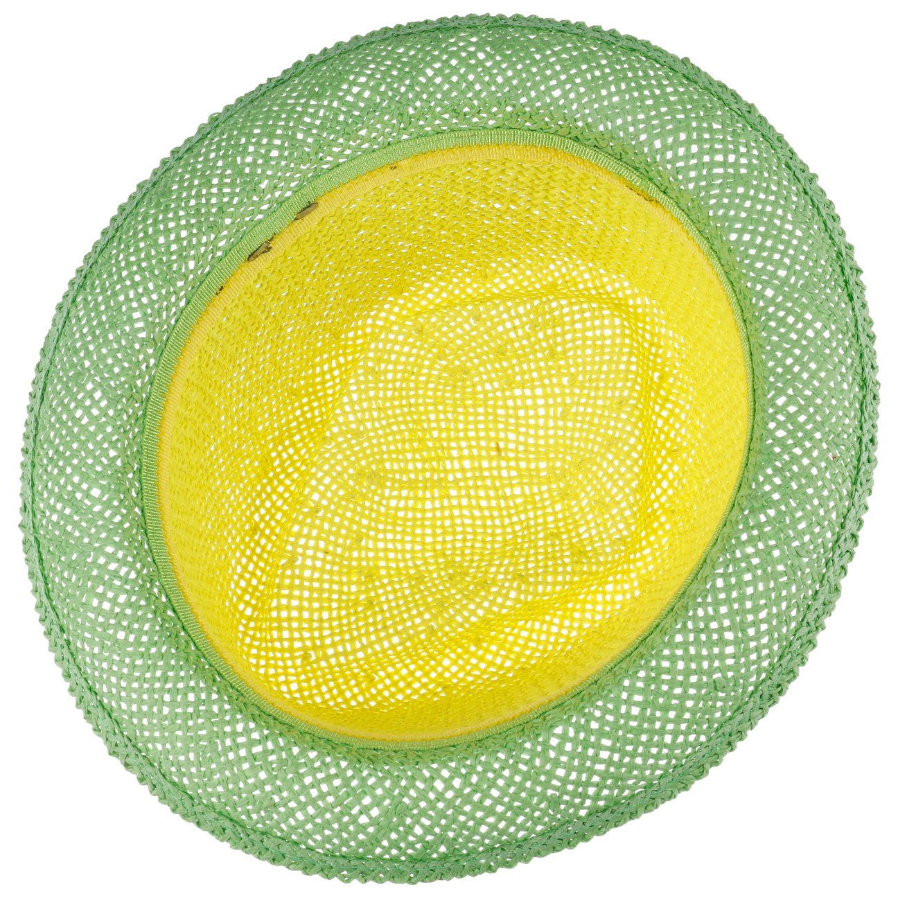Lipodo Sonnenhut in mit Sommerhut (1-St) gelb Ripsband, Italy Made