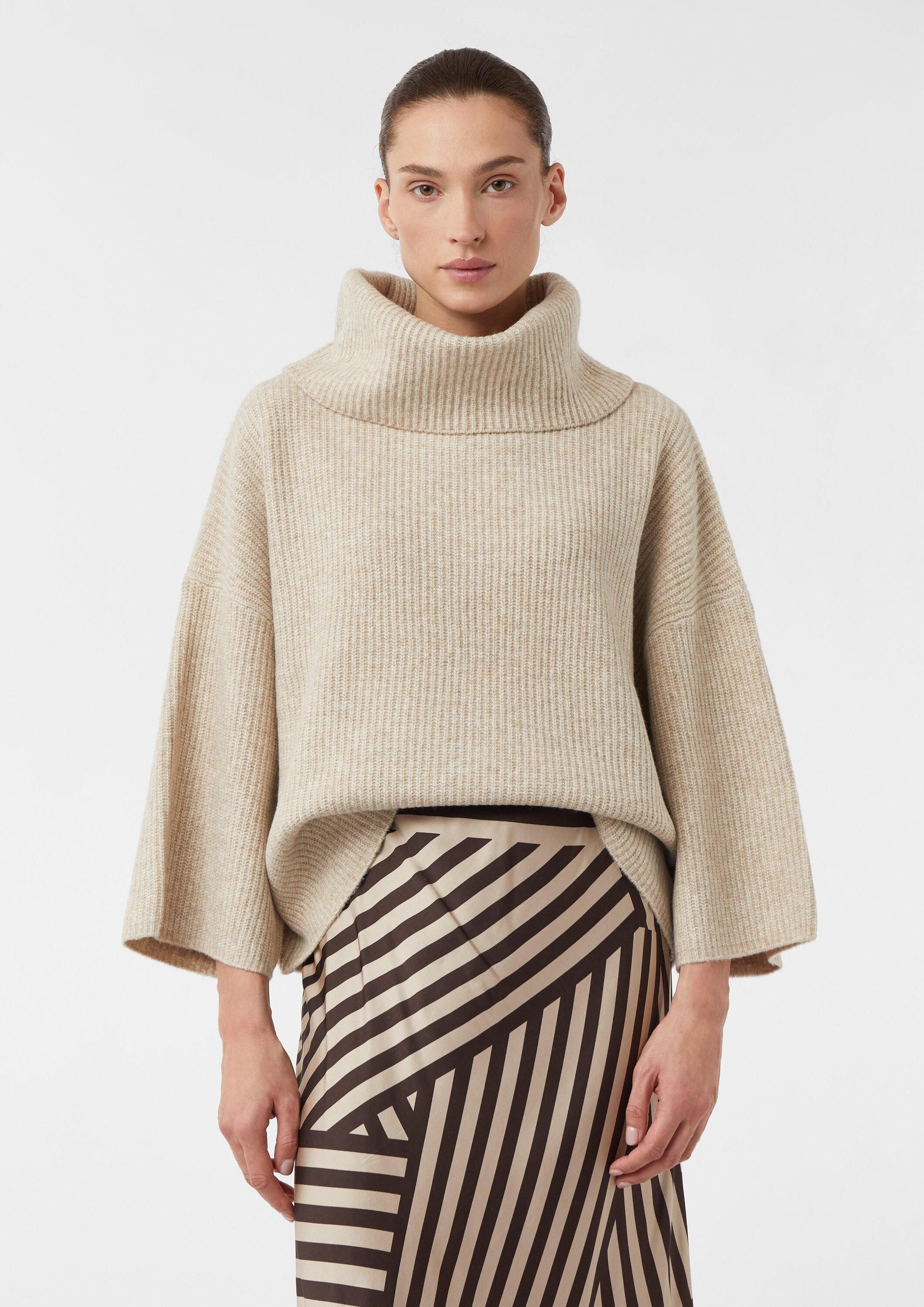 comma Poncho Indoor-Poncho Poncho-Pullover im Boxy Fit