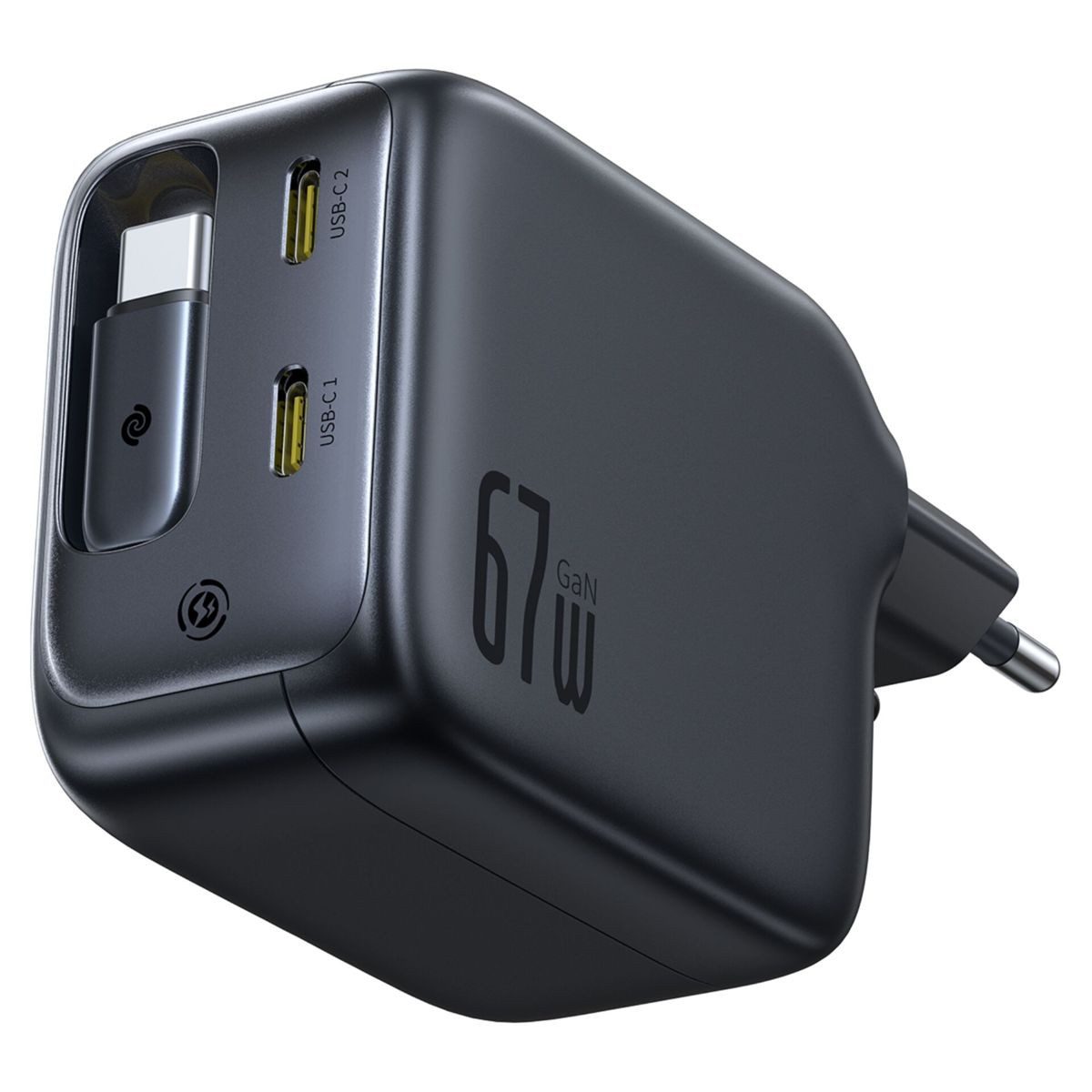 Baseus EnerCore CJ11 Charger Retractable 3C 67W EU USB-Ladegerät
