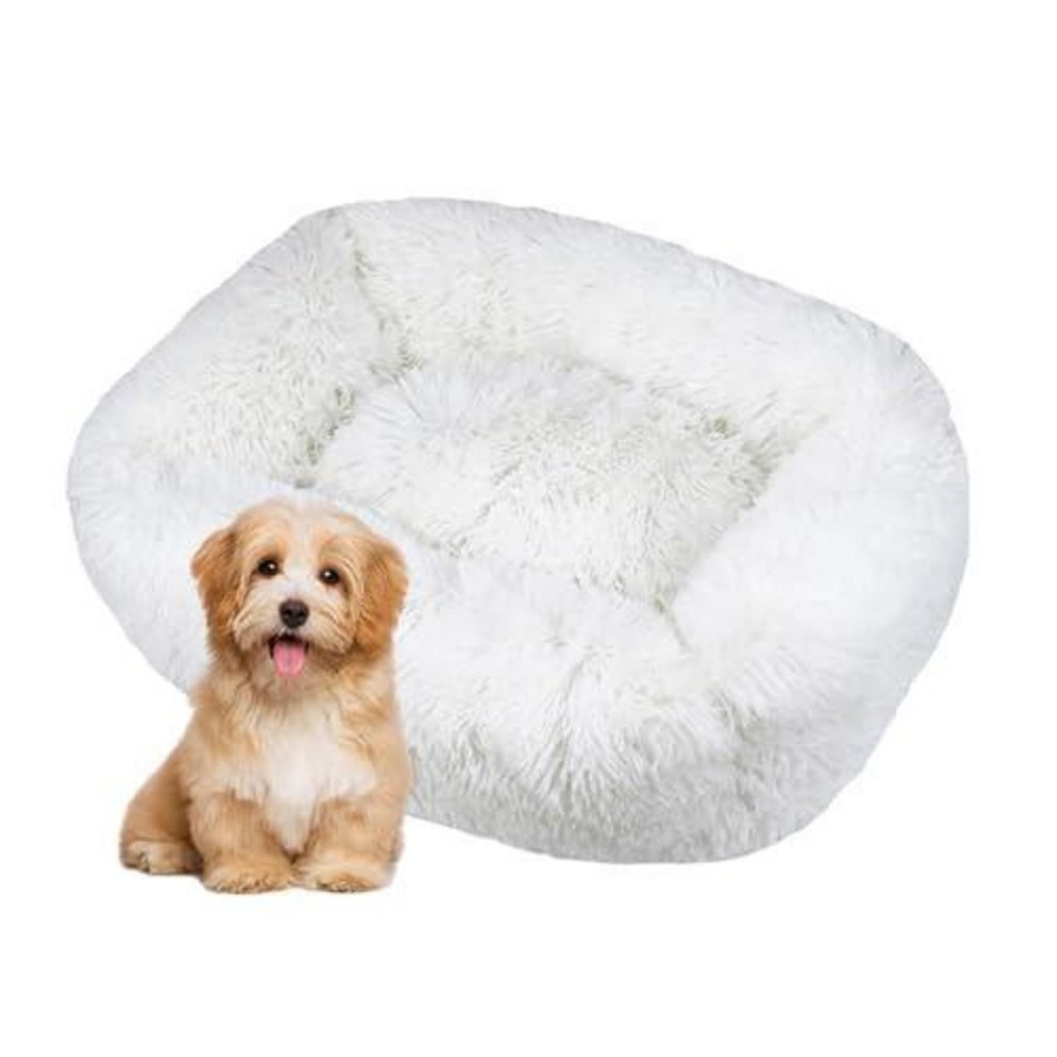 LuxusKollektion Hundebett Hundebett Rechteckig XS Weiß