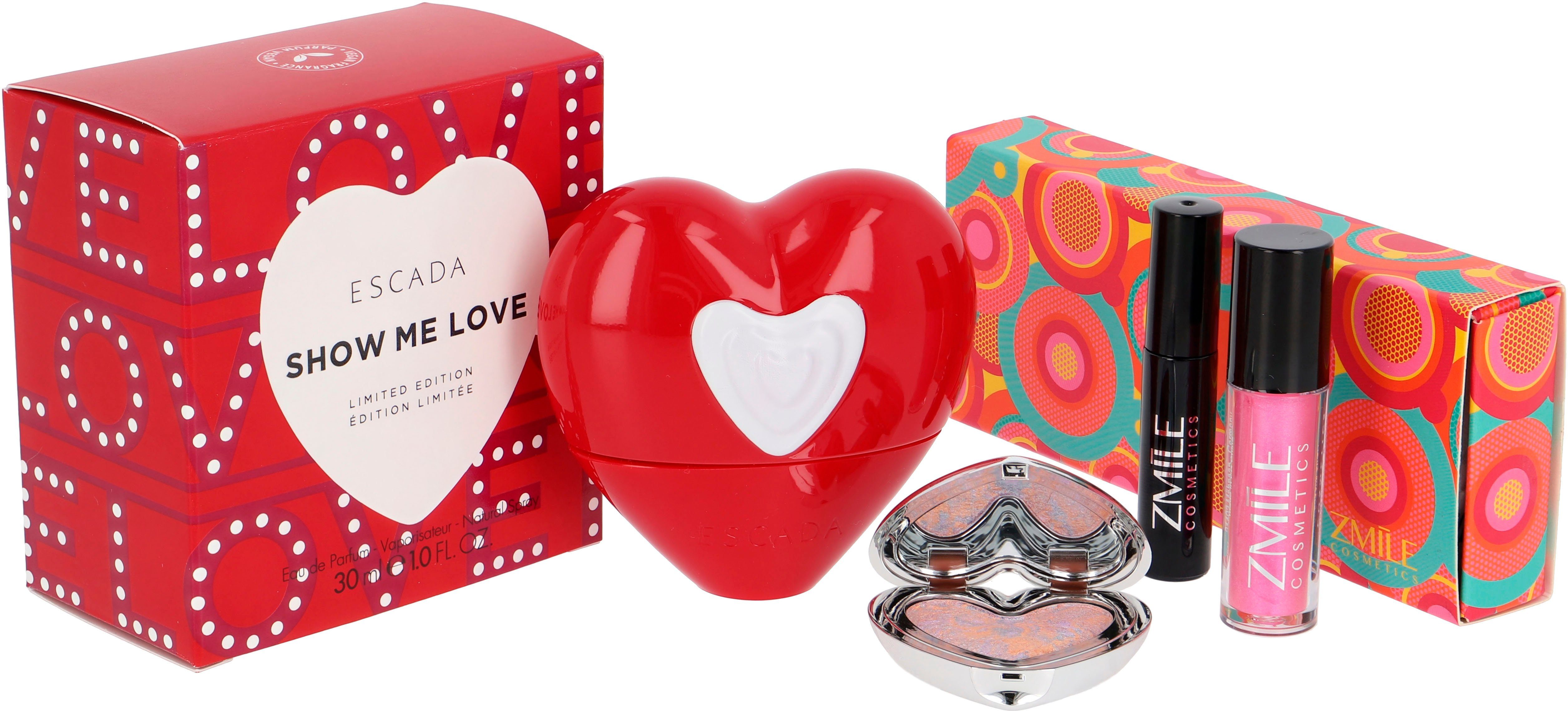 ESCADA Duft-Set ESCADA Show Me Love + Geschenkbox 'Pop Art Circles'