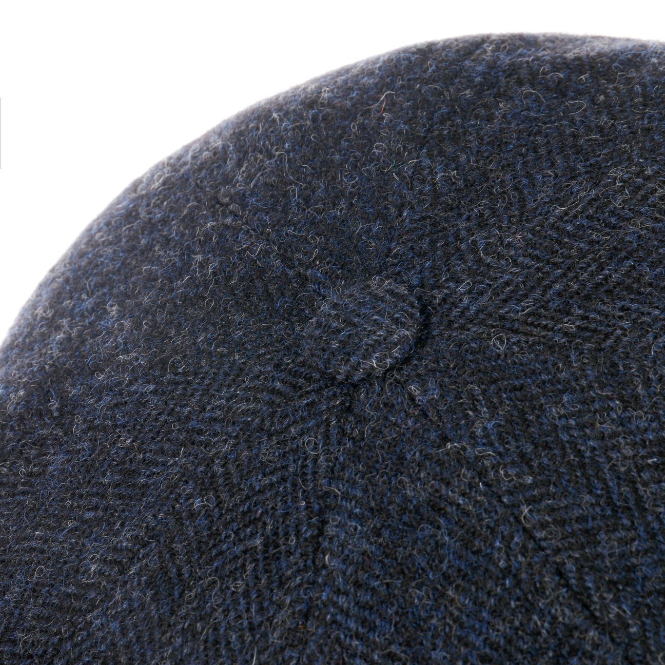 Flatcap schwarz-blau Cap (1-St) Flat mit Schirm Stetson