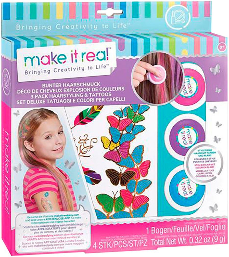 Make it real Kreativset Bunter Haarschmuck