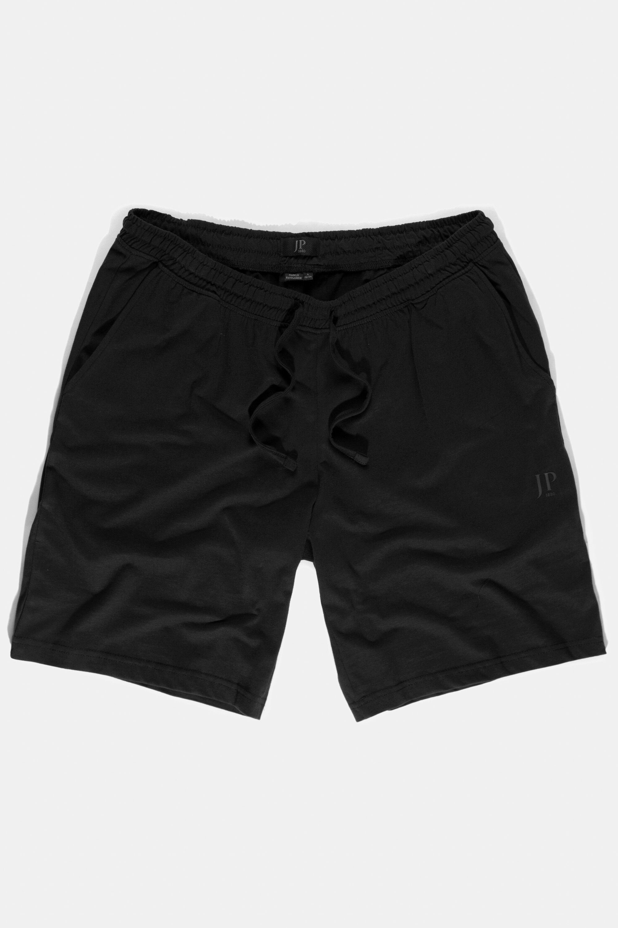JP1880 schwarz Schlafanzug Homewear Schlafanzug Elastikbund Shorts Hose
