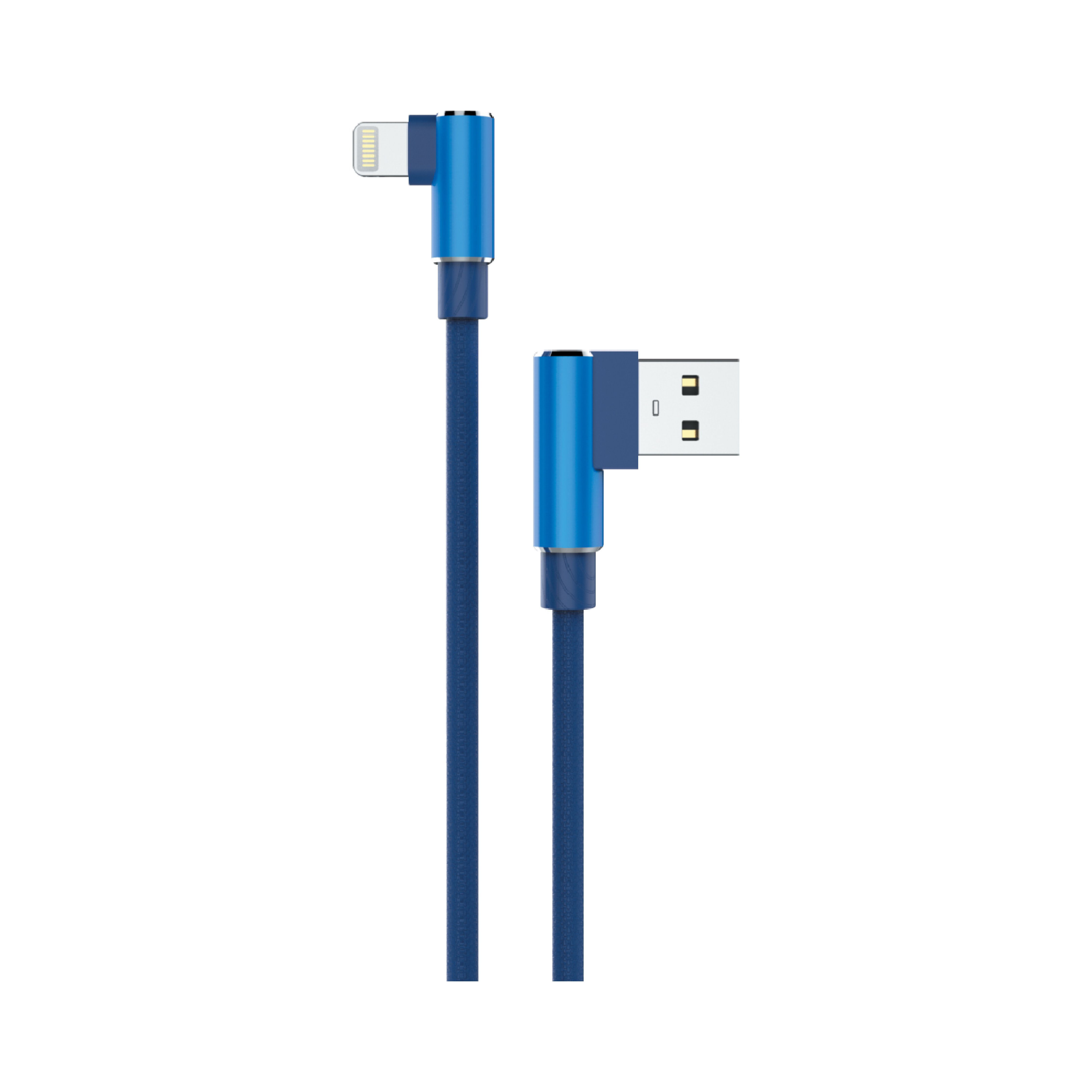 Sunix 2A iPhone Ladekabel 90 Grad Winkelstecker 2m Datenkabel Ladegerät  USB-Kabel, Lightning