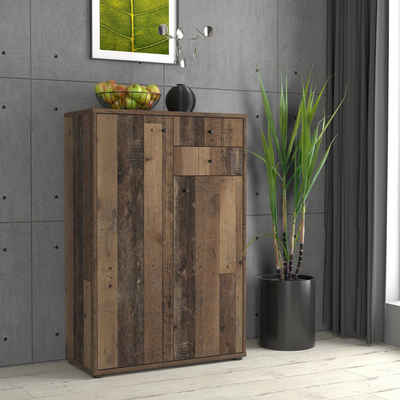 Newroom Kommode Dudley, Kommode Old Wood Modern Sideboard Highboard Büro